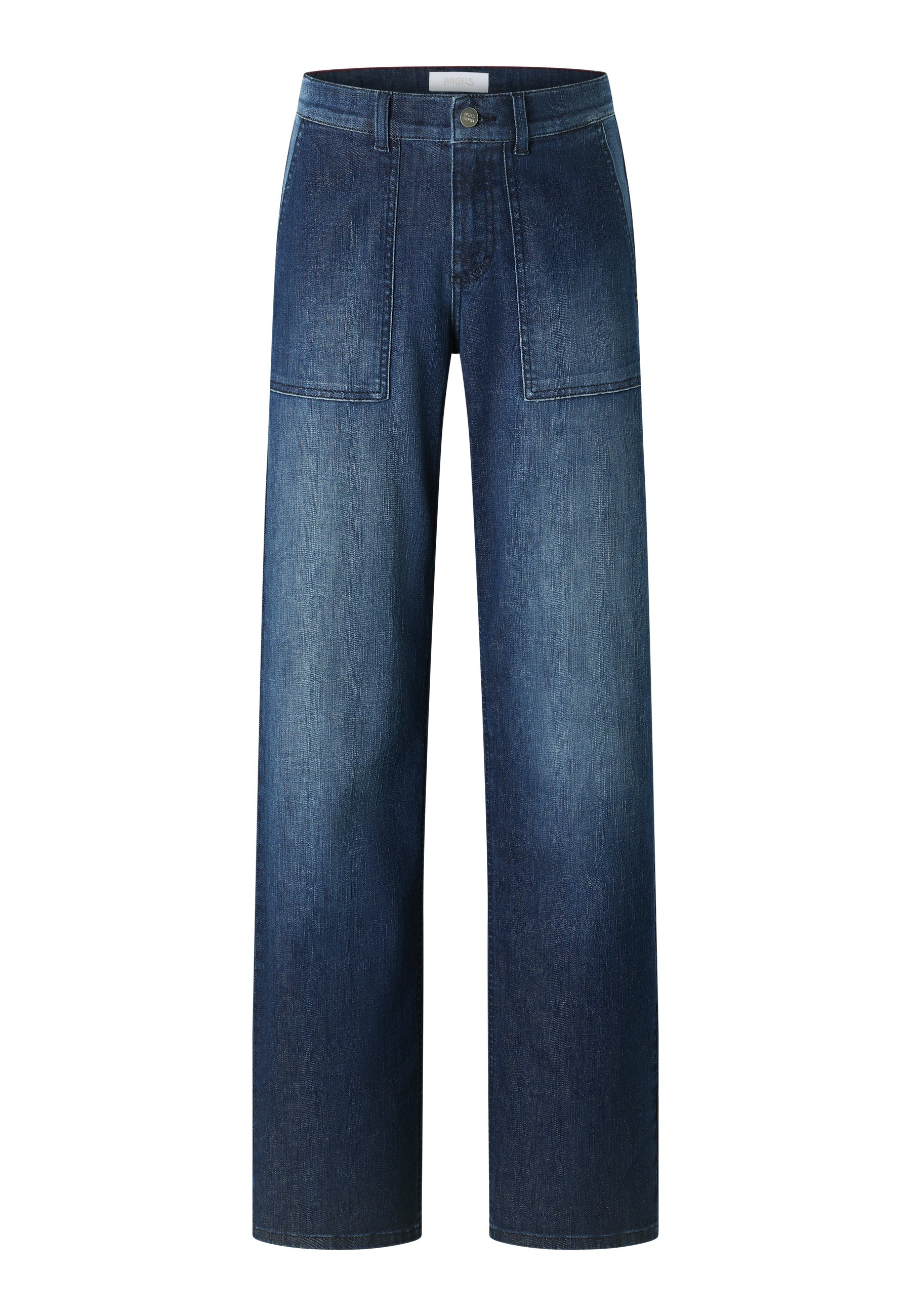 ANGELS Relax-fit-Jeans »LIZ WORKER«, mit großen Vordertaschen und Fade-Out Effekten
