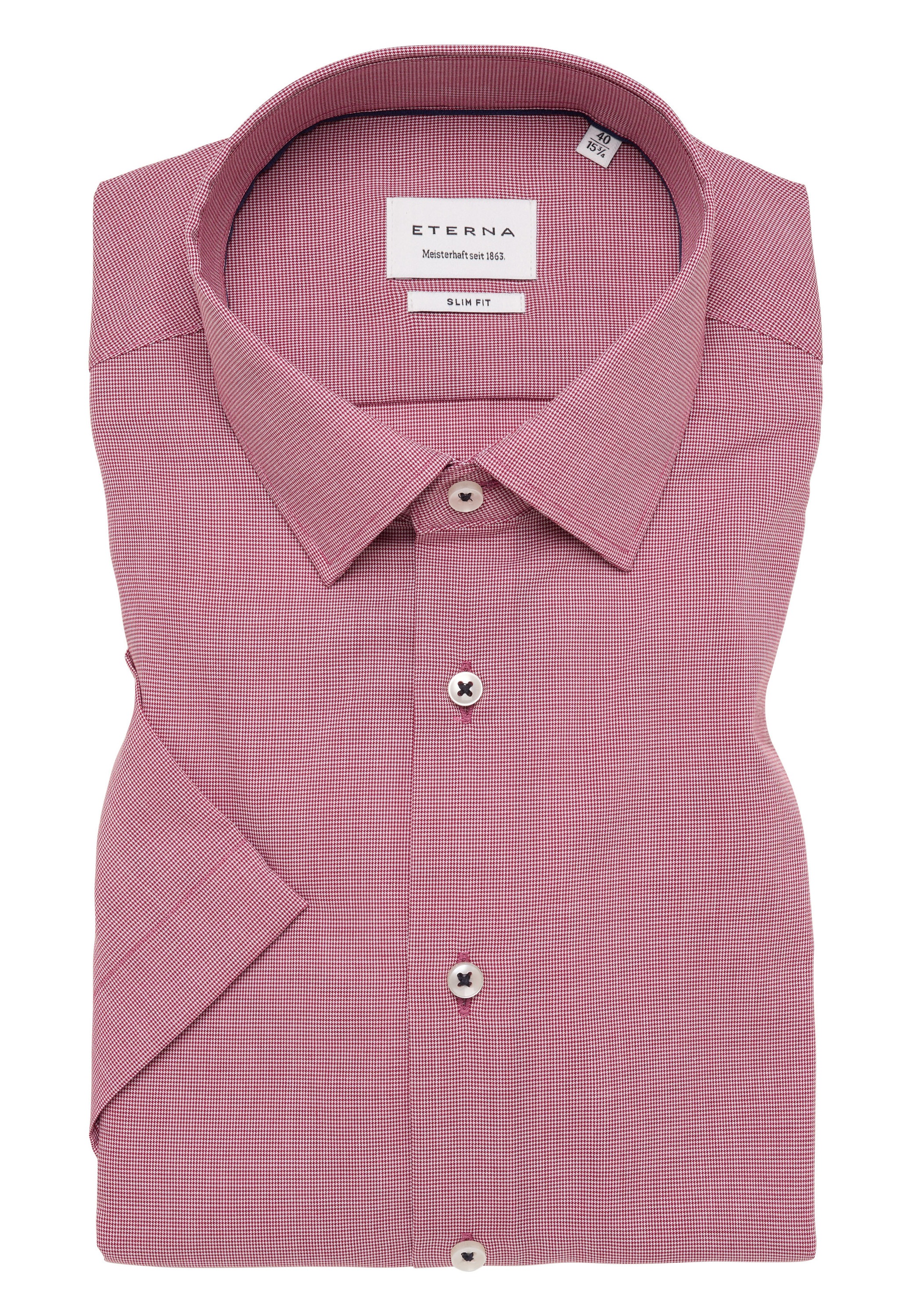 Eterna Kurzarmhemd »SLIM FIT« NON IRON (bügelfrei)