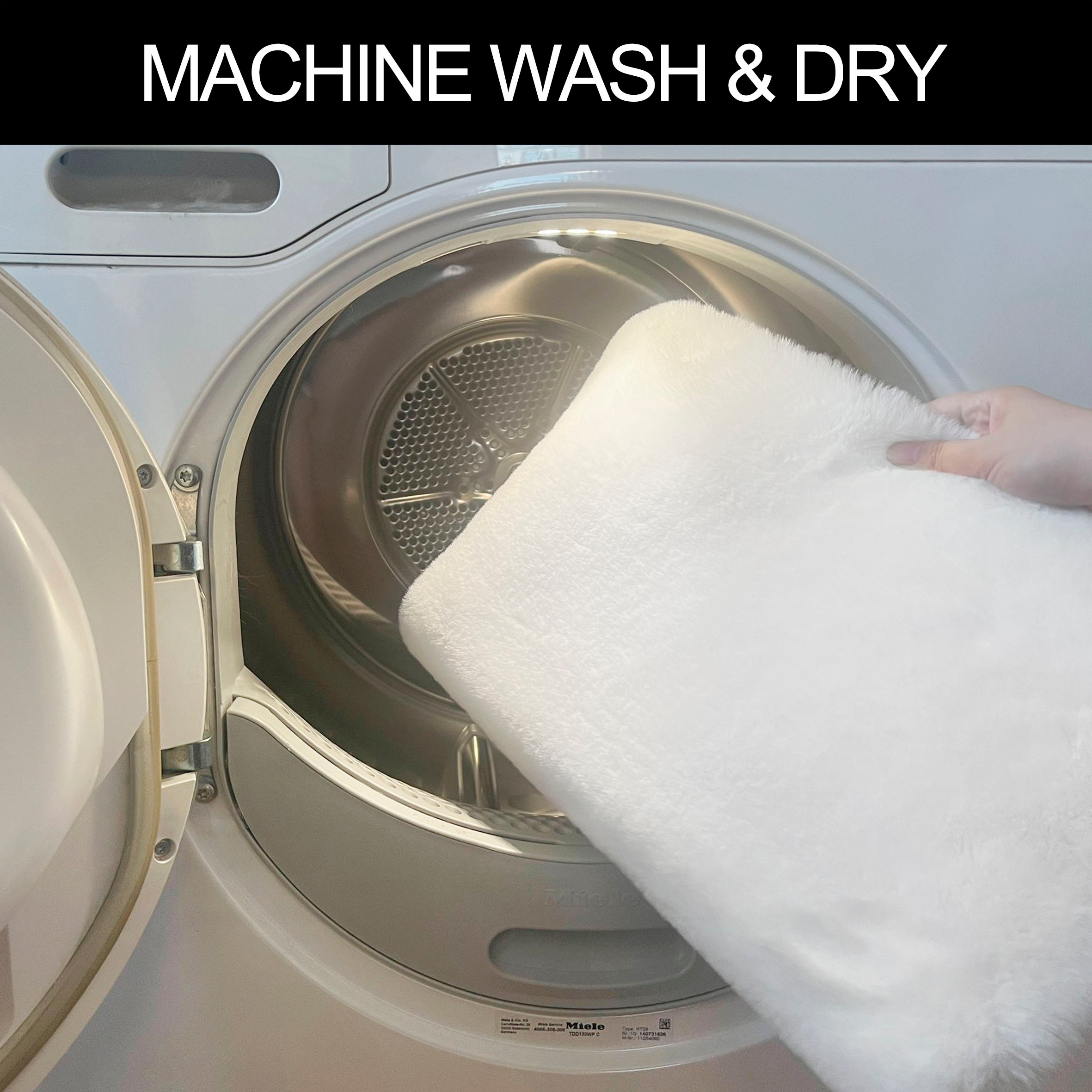 my home Badematte »Valeria, Kaninchenfell-Haptik« Höhe 20 mm rutschhemmend beschichtet fußbodenheizungsgeeignet | strapazierfähig Kunstfell, weicher Badteppich