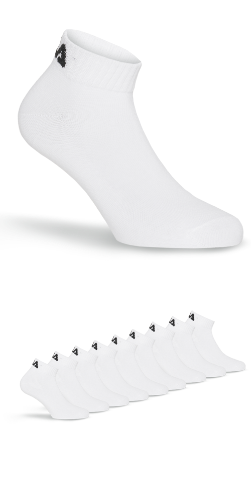 Fila Kurzsocken »UNISEX QUARTER PLAIN SOCKS«, (9 Paar), mit klassischem Logo