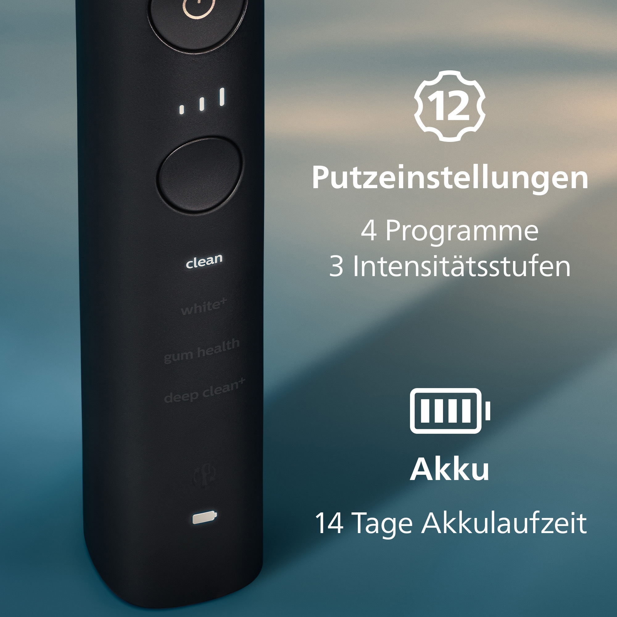 Philips Sonicare Elektrische Zahnbürste »DiamondClean 9000 HX9911« 1 Stk. Aufsteckbürsten mit Schalltechnologie, Ladeglass, USB-Reiseetui