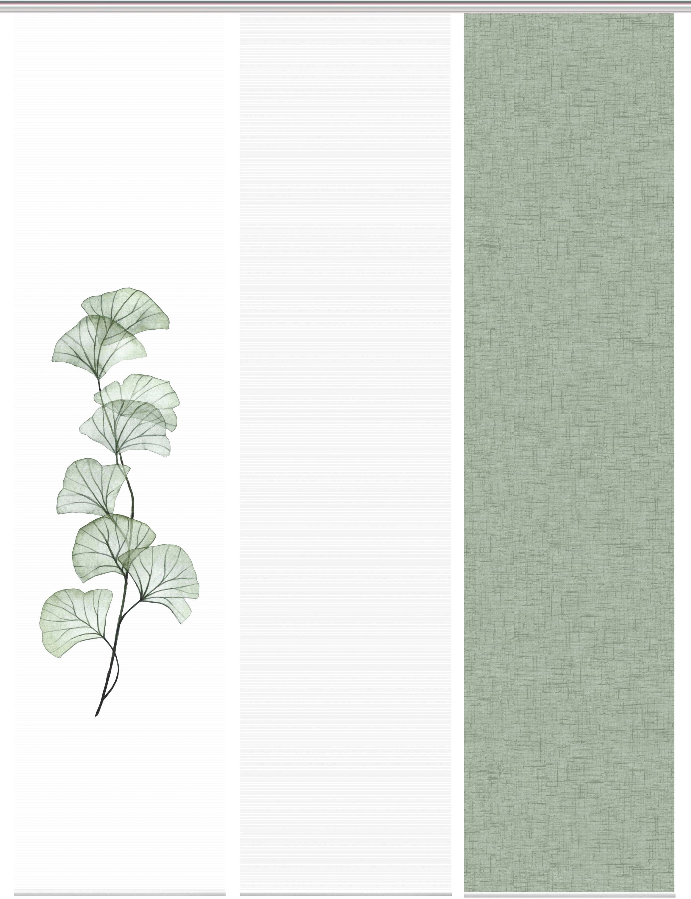 Vision S Schiebegardine »BERTO 3er SET« Paneelwagen 3 Stk. tlg. Schiebevorhang Digidruck 3er Set BERTO