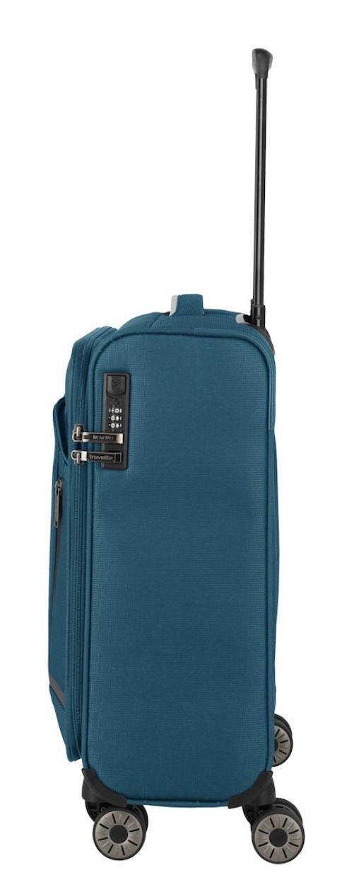 travelite Handgepäck-Trolley »JETPACK Multi Light 4 Cabin, konzipiert für Condor & Ryanair« 37 l 4 Rollen Weichgepäck-Koffer Handgepäck für die meisten gängigen Airlines