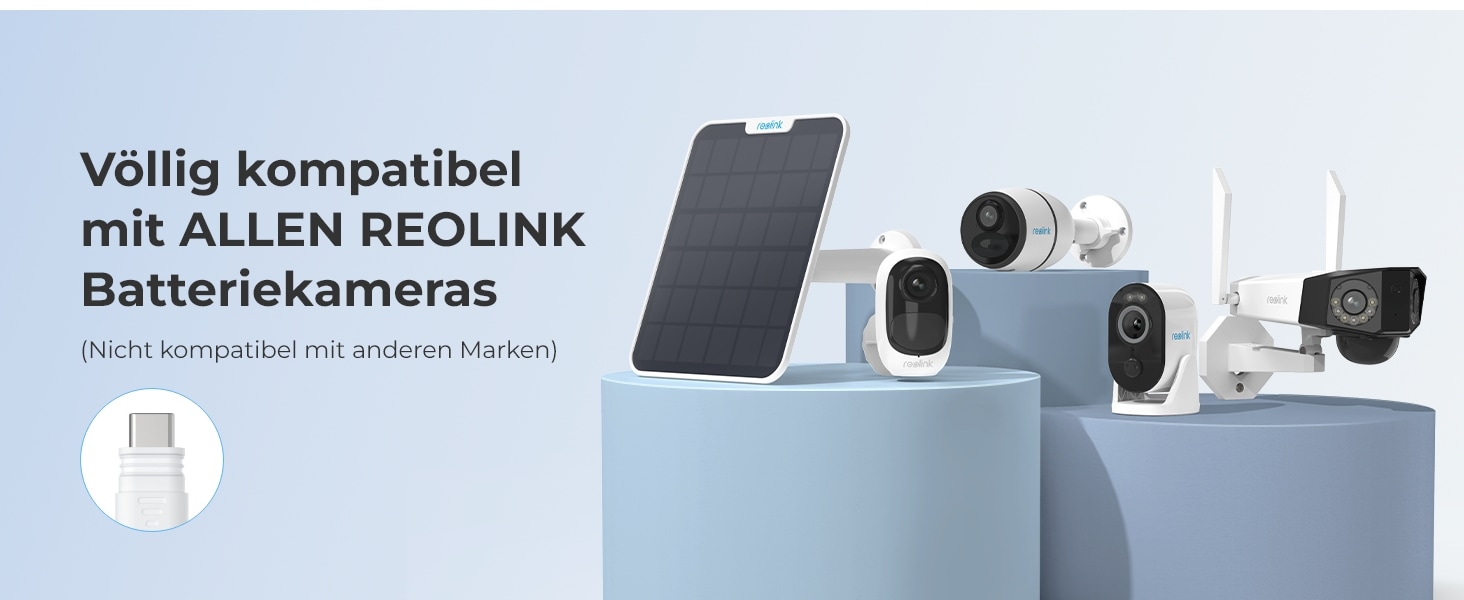 Reolink Überwachungskamera Zubehör »Solar Panel 2«, Außenbereich