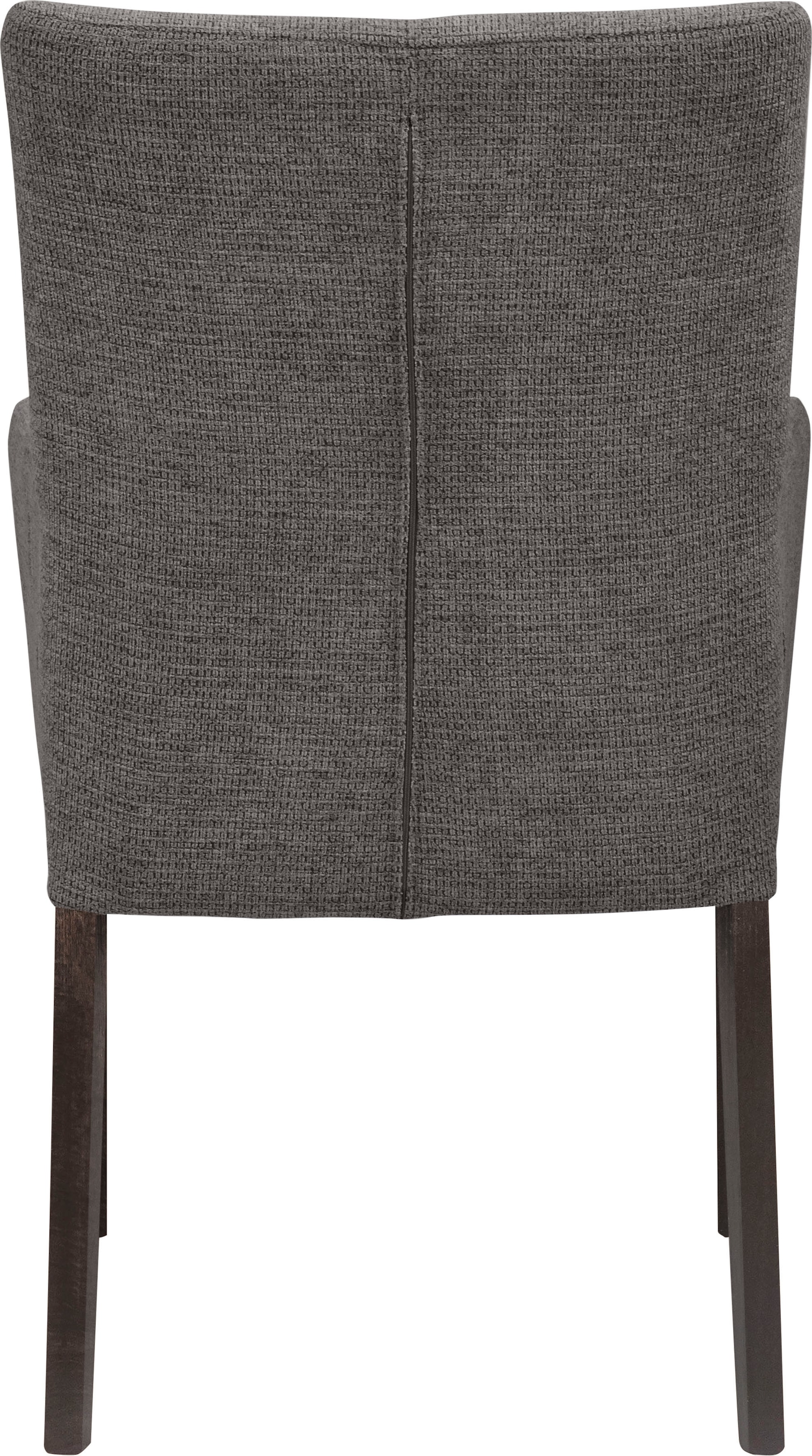 Home affaire Armlehnstuhl »Aspen« () Beine aus massiver Buche, wengefarben lackiert