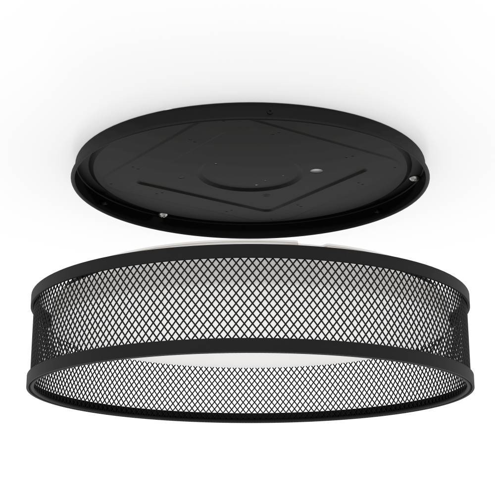 EGLO Deckenleuchte »LUPPINERIA« LED-Modul 1 Stk. Warmweiß Deckenleuchte, Metall in Messing und Kunststoff in Weiß, Ø 38,5 cm