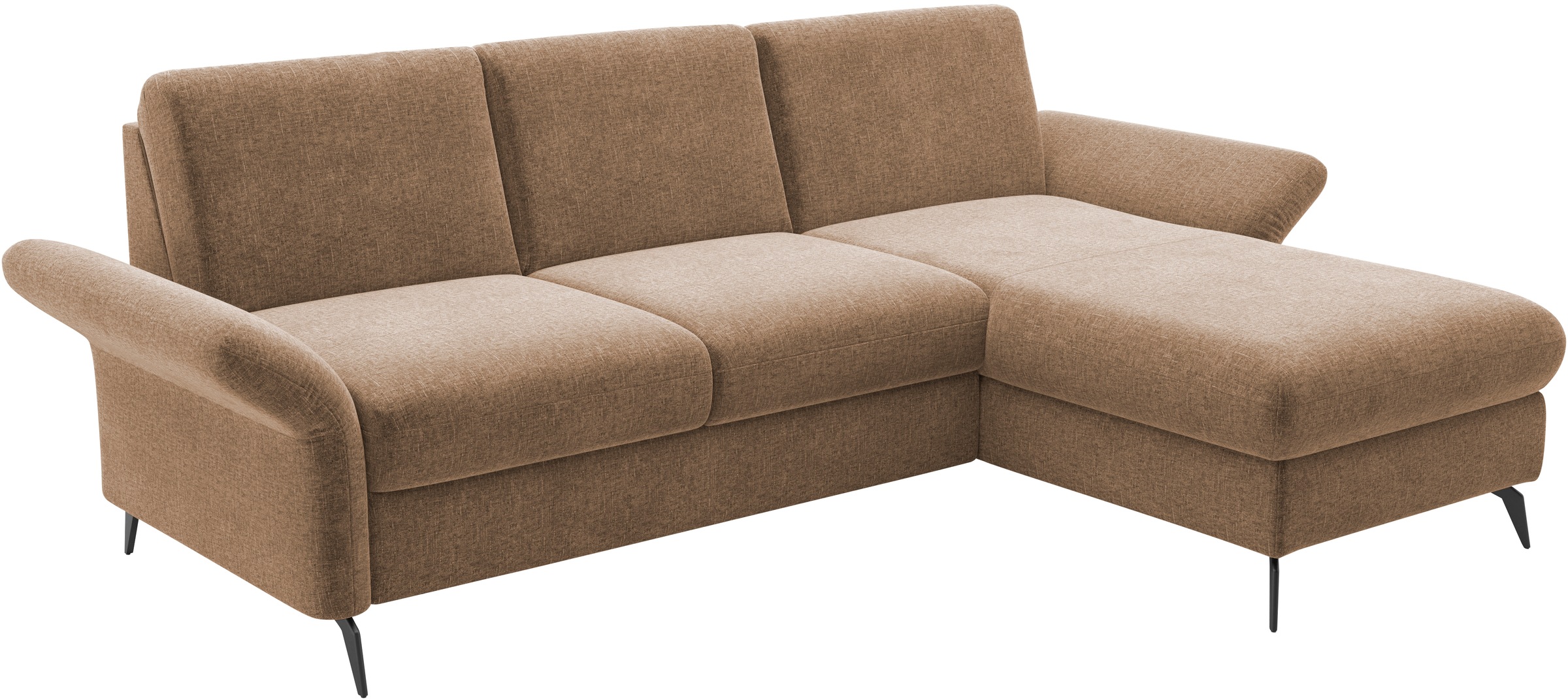 Home affaire Ecksofa »Rochelle«, optional: Armteilverstellung, klappbar, Bettkasen