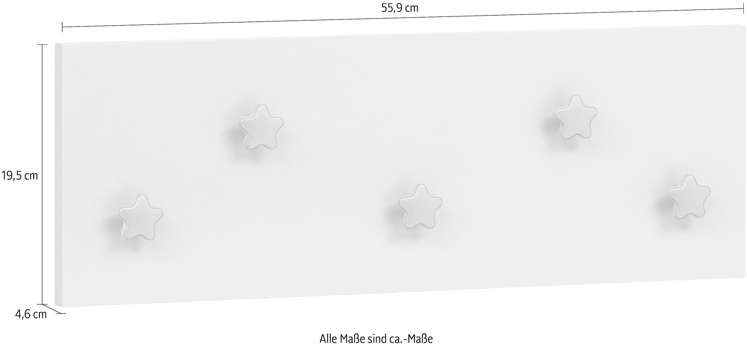 Schildmeyer Garderobenpaneel »Moonlight« mit Melamin-Oberfläche