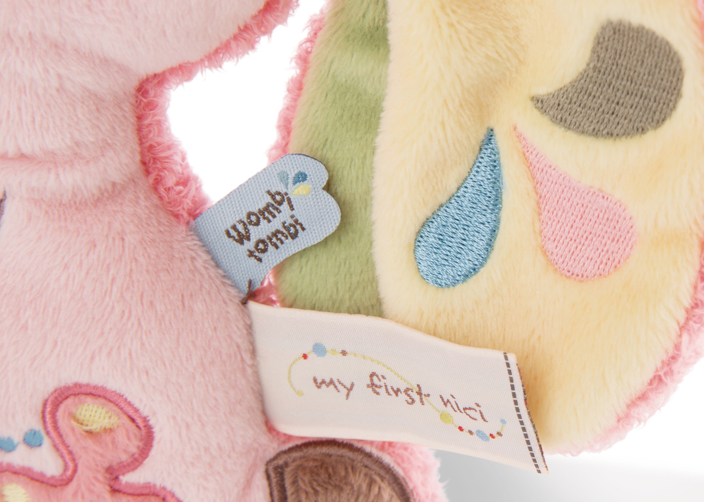 Nici Kuscheltier »My First NICI, Activity Wombi Tombi, 2D Hase Hopsali,18cm«, Activity Schmusetier