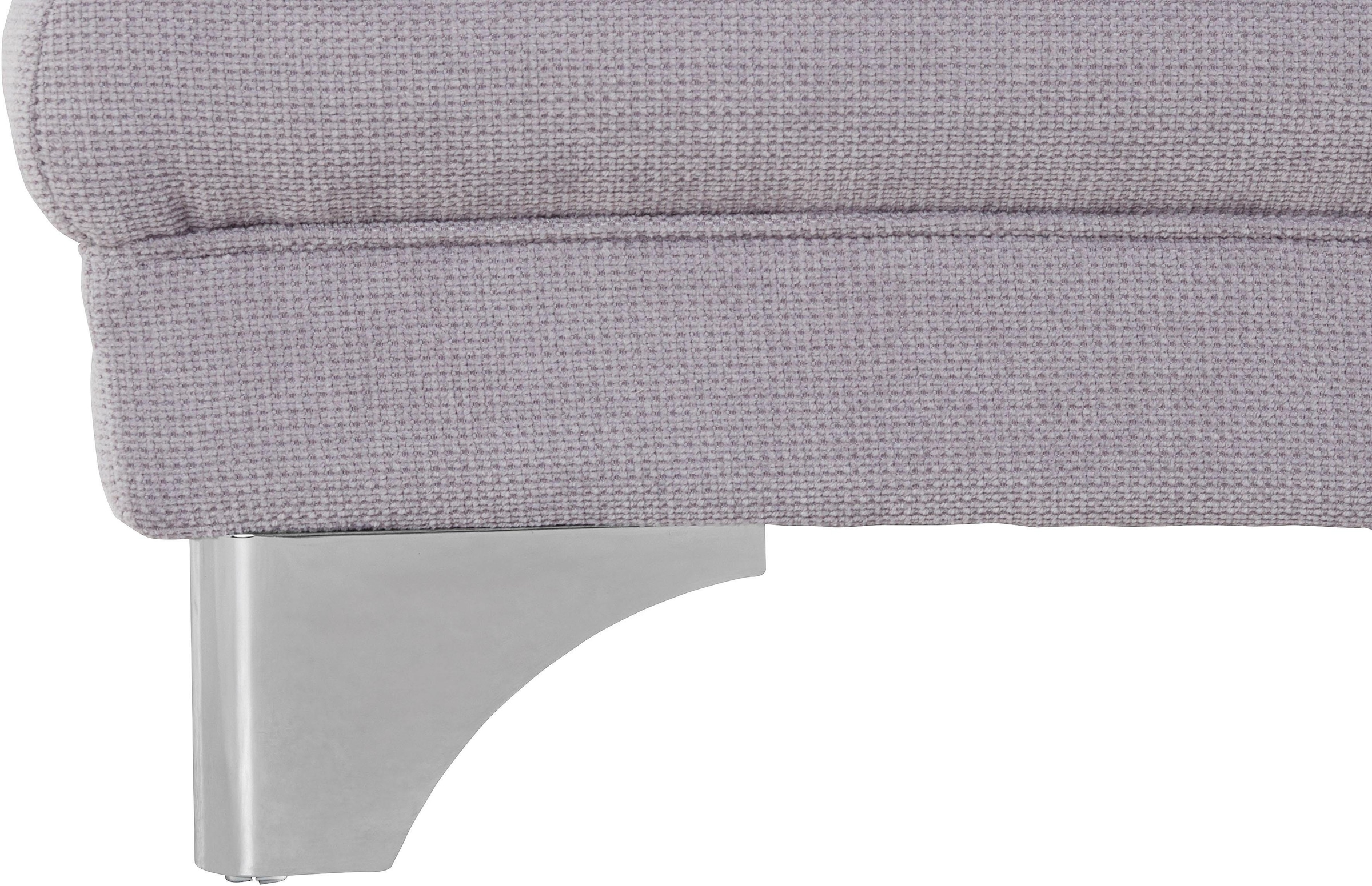 COTTA Polstergarnitur »Enterprise«, (Set), Set bestehend aus 2,5-Sitzer mit Arm- & Kopfteilverstellung & Hocker