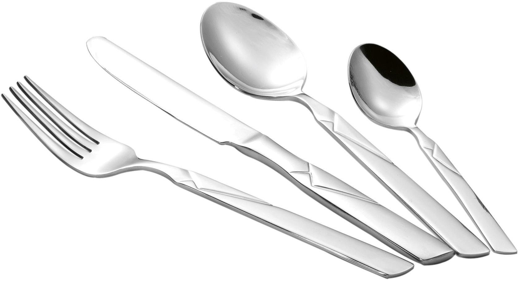 Esmeyer Besteck-Set »Miriam«, (Set, 24 tlg.), Edelstahl 18/0, poliert, 24-teilig
