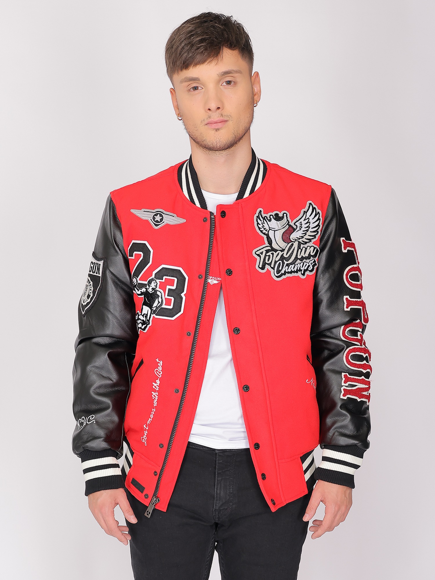 TOP GUN Collegejacke »College Jacke TG23004«