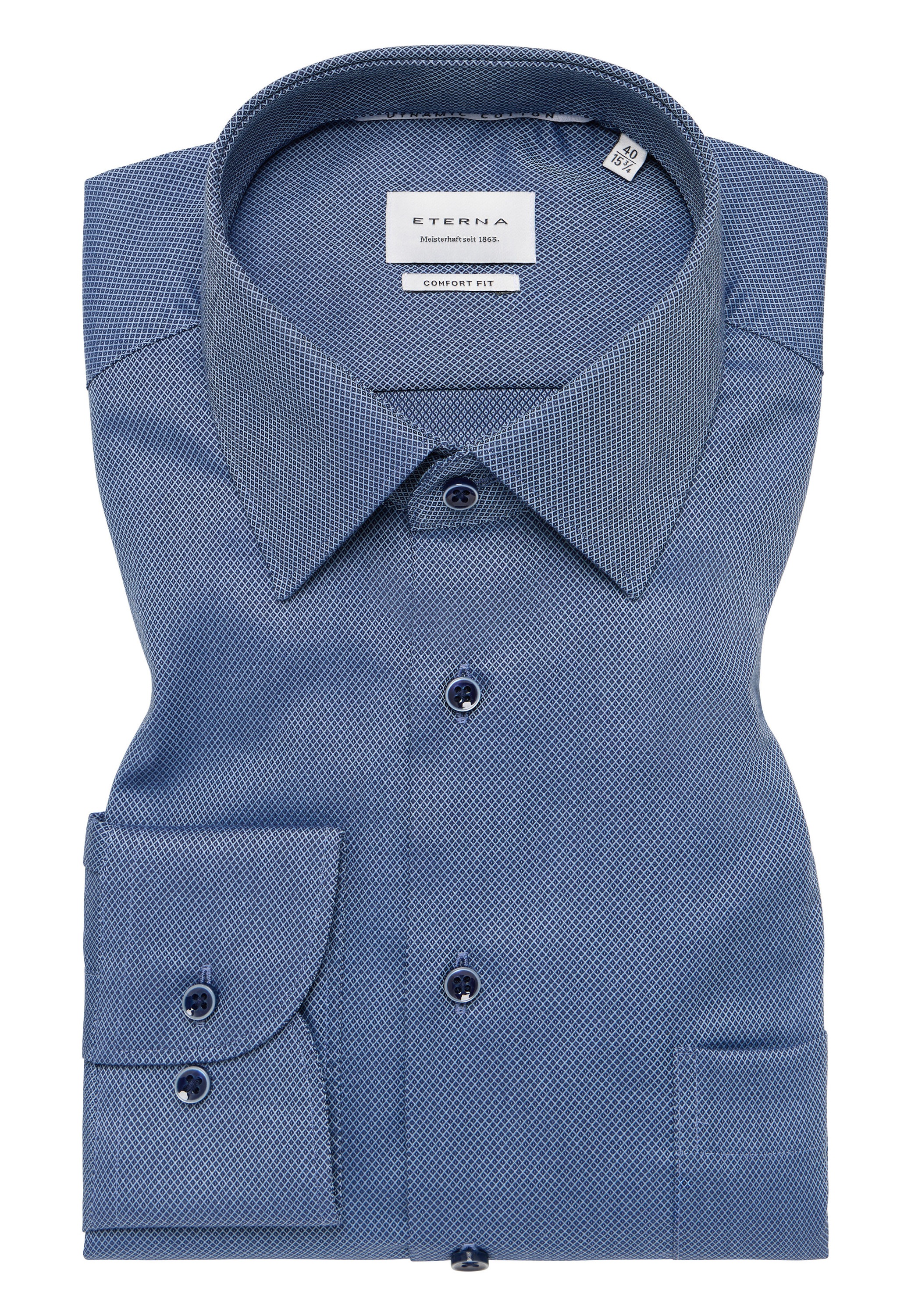 Eterna Langarmhemd »COMFORT FIT«, NON IRON (bügelfrei)