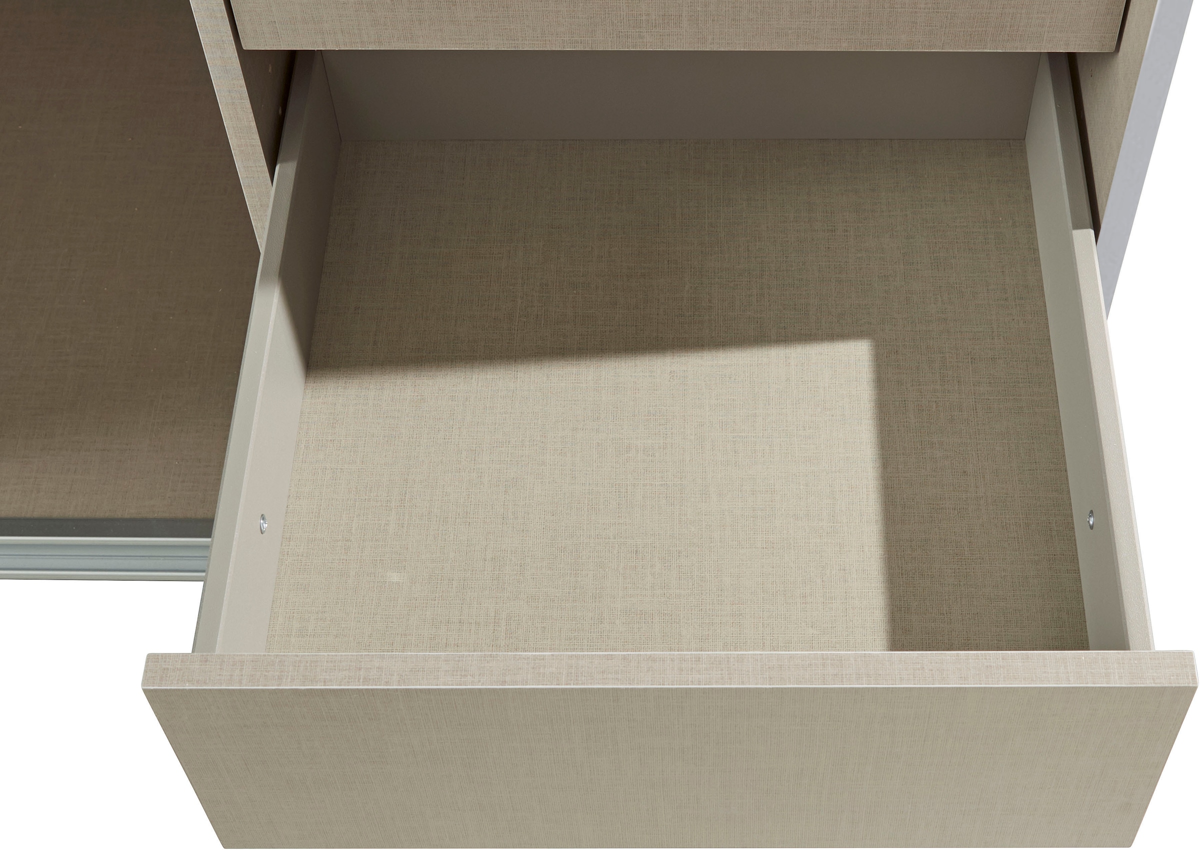 rauch Schwebetürenschrank »Kleiderschrank Schrank Garderobe TOPSELLER OTELI inkl. Inneneinteilung«, mit 3 Innenschubladen sowie zusätzlichen Einlegeböden MADE IN GERMANY