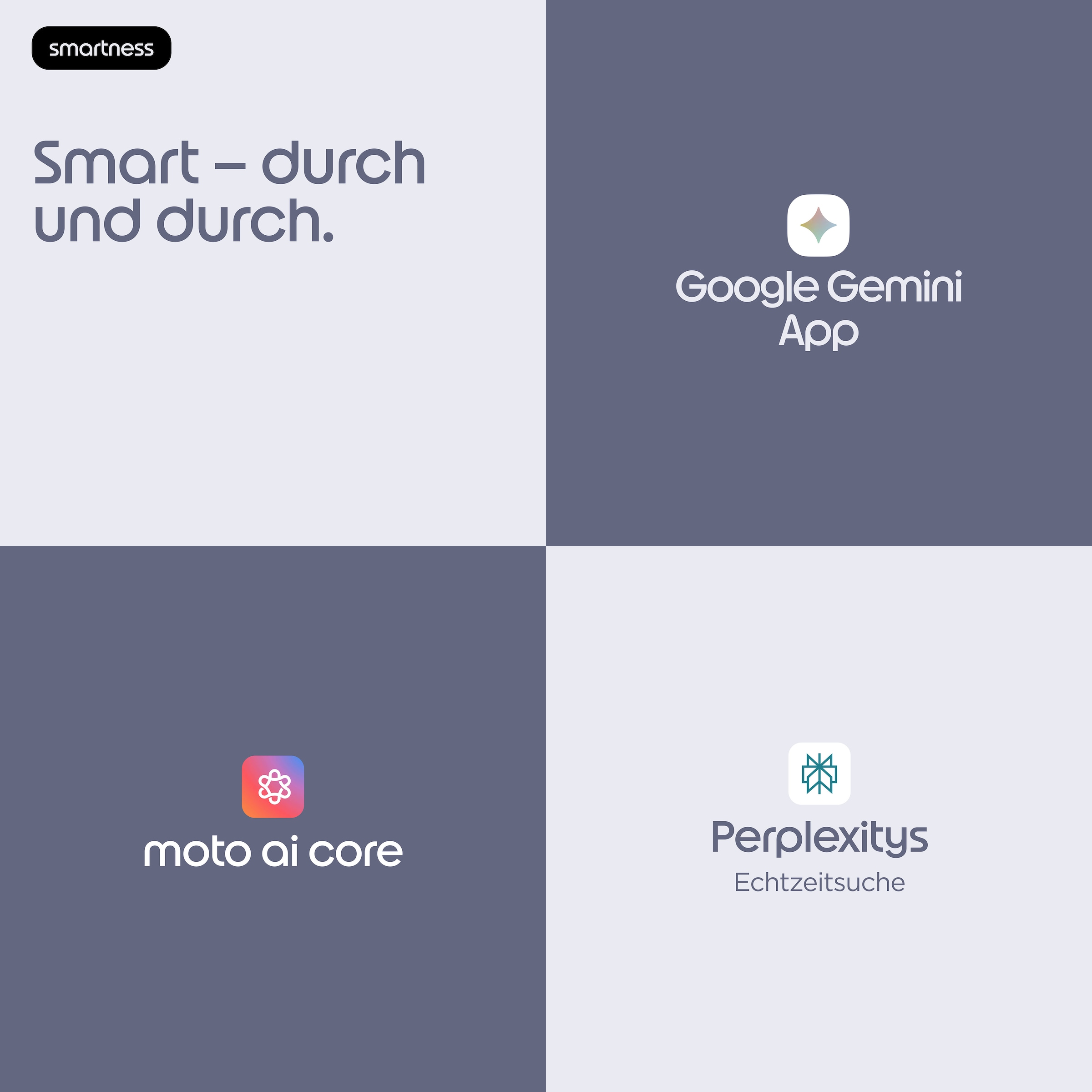 Motorola Smartphone »razr 70« PANTONE® Hematite