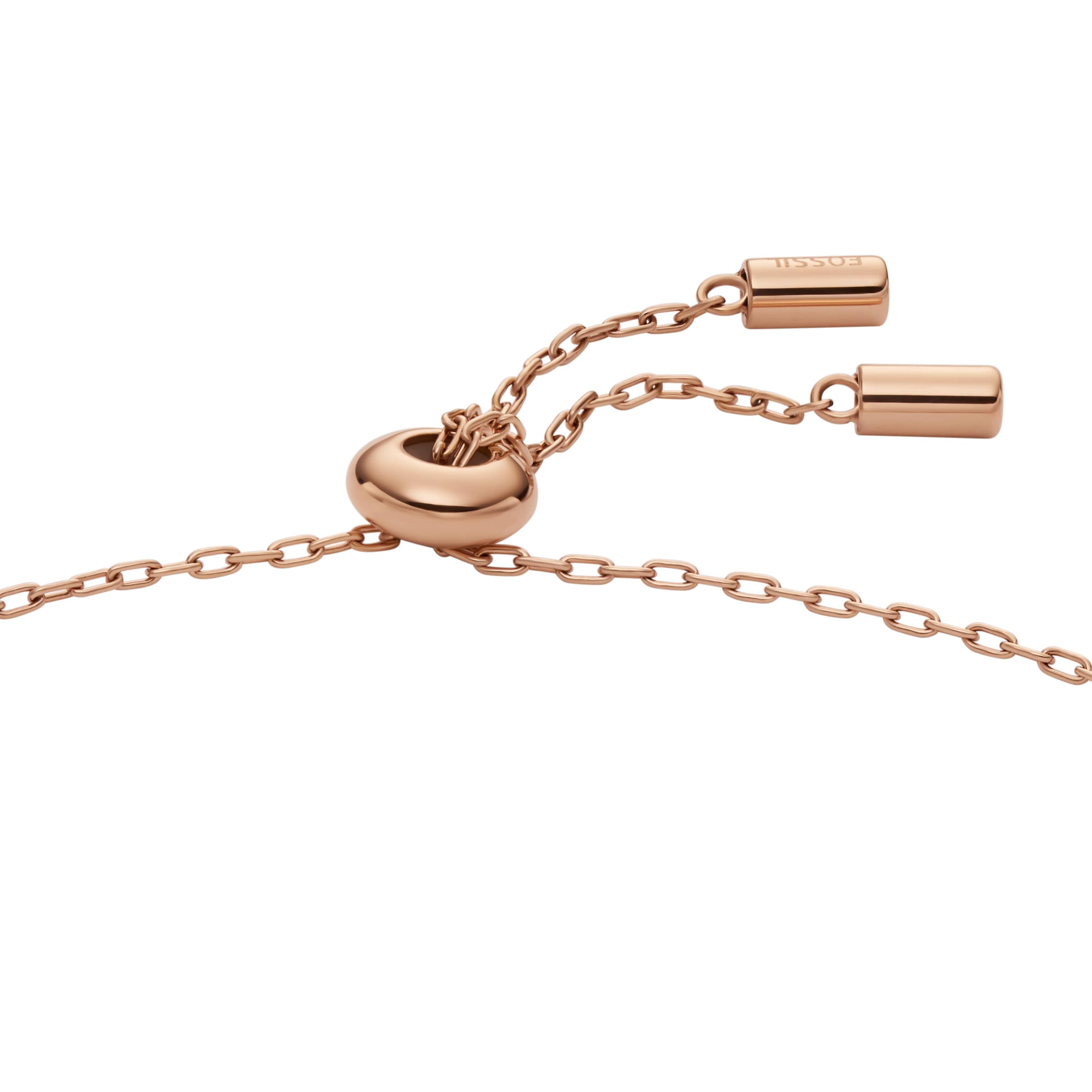 Fossil Armband »Schmuck Geschenk Edelstahl Armschmuck MERRIT« mit Glasstein - mit Perlmutt