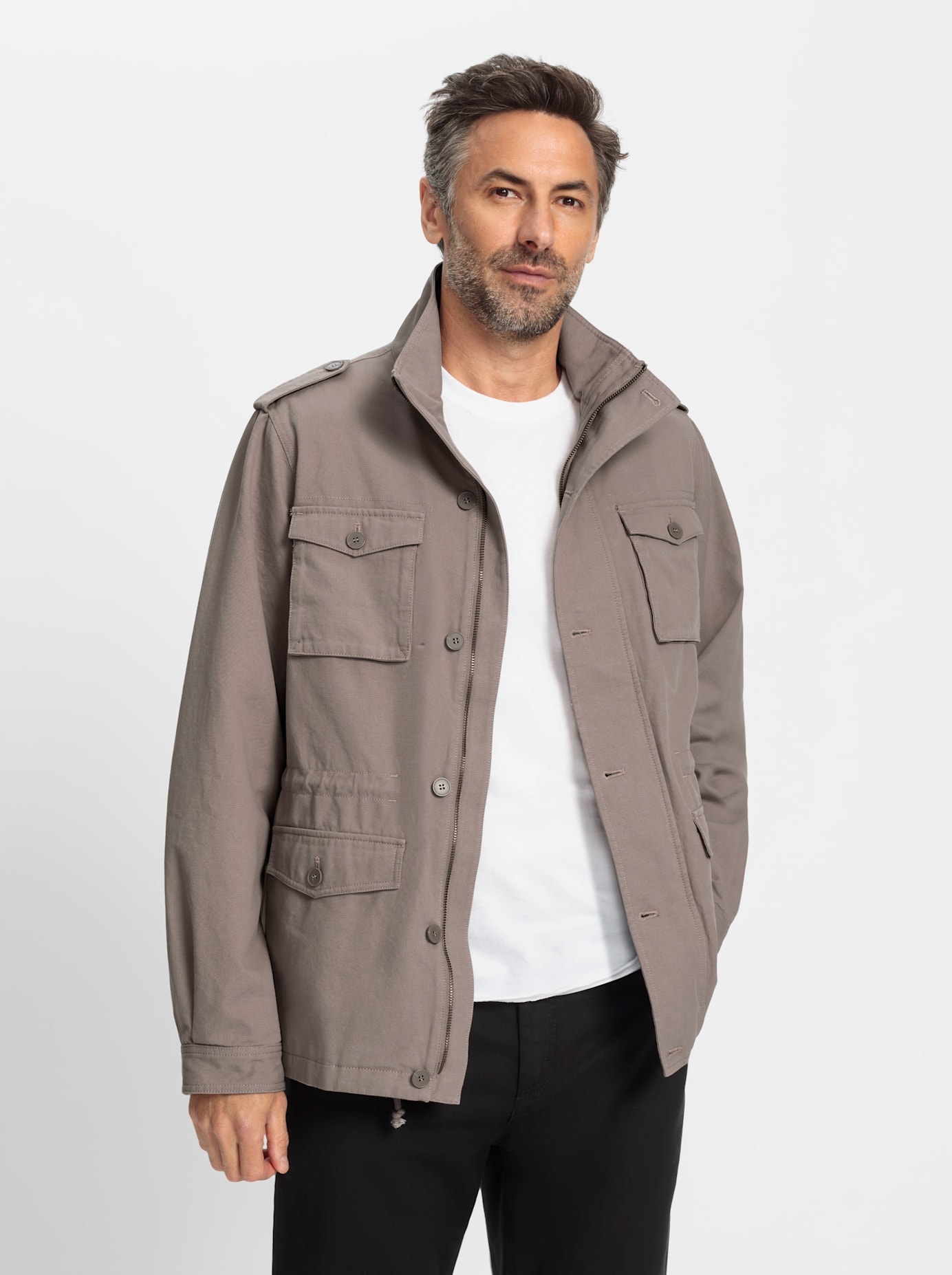 Marco Donati Langjacke, ohne Kapuze
