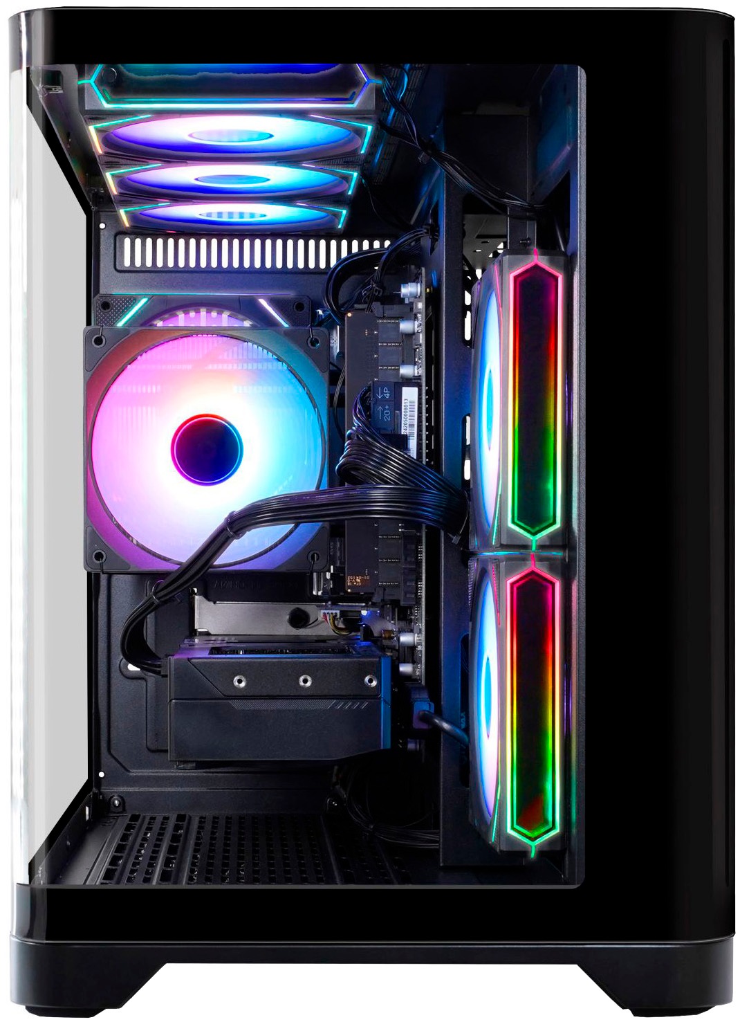 GAMEMAX Gaming-PC-Komplettsystem »MegaDeal HYPE-M BK 2876 AMD Ryzen 7 5700X 32GB 1TB SSD RTX 5060« 32 ″ AMD Ryzen 7 GeForce RTX 5060 32 GB RAM 1.000 GB SSD Windows 11 + MSI MAG 32C6X Curved Monitor 80cm (32")