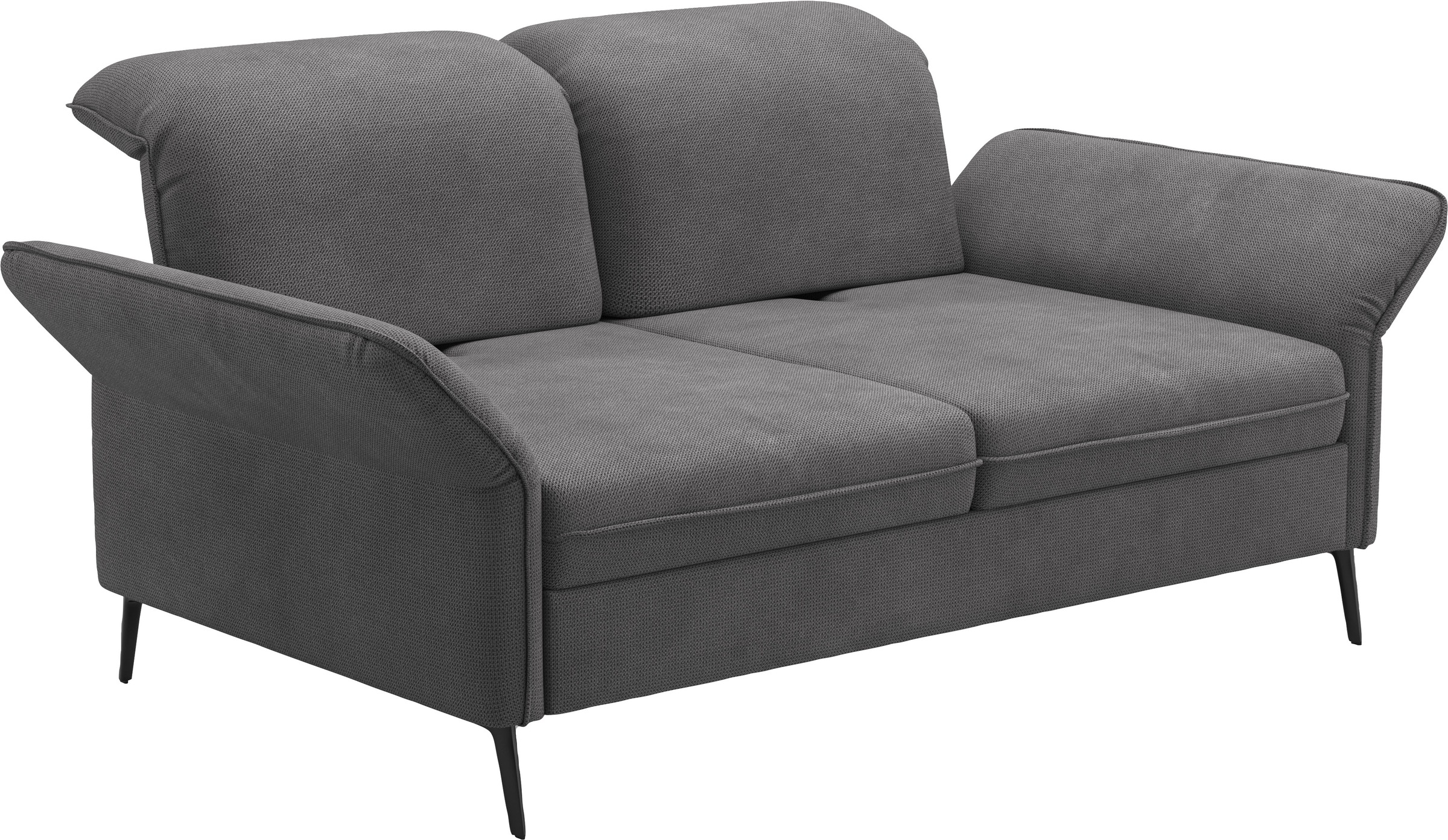 sit&more 3-Sitzer »Emely, inkl. Sitztiefenverstellung«, wahlweise mit Bettfunktion, Kopf- & Armteilverstellung