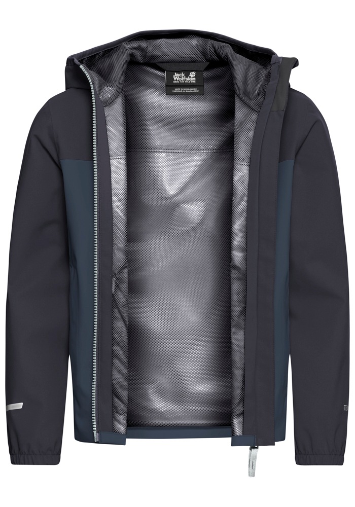 Jack Wolfskin Regenjacke »ADVENTURETRIBE 2L JKT K« Wasserdicht, atmungsaktiv, Übergangsjacke