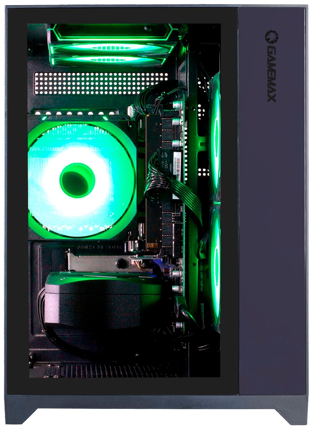 GAMEMAX Gaming-PC-Komplettsystem »MegaDeal Infinity Mini BK 2837 AMD Ryzen 5 7500F 32GB DDR5 1TB SSD« 34 ″ AMD Ryzen 5 GeForce RTX? 5060 Ti 32 GB RAM 1.000 GB SSD Windows 11, DDR5 RAM + MSI MAG 342CQR E2 Curved Monitor 86cm (34")