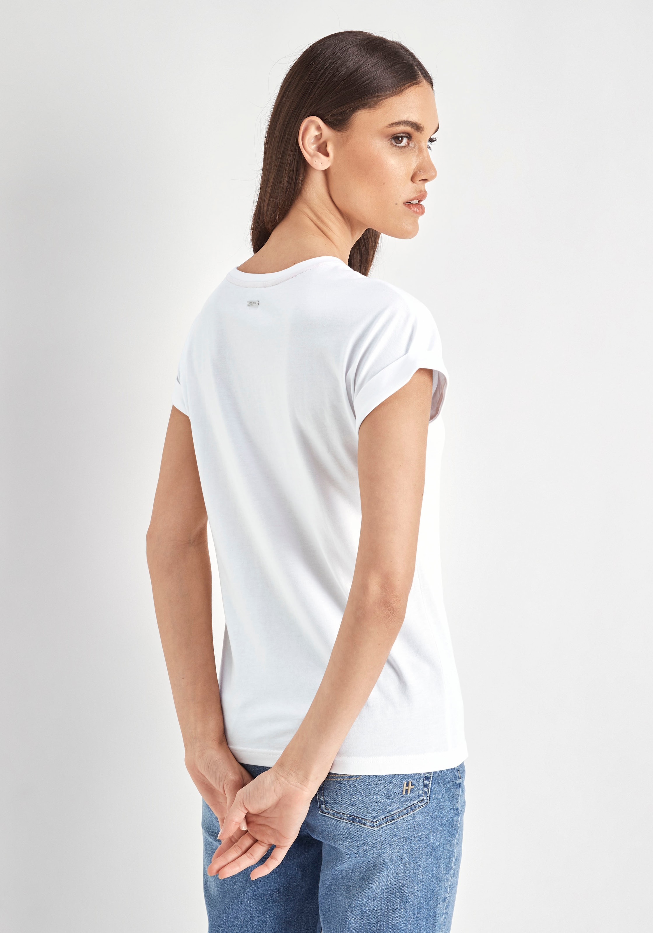HECHTER PARIS T-Shirt, mit OTTO bei Logostickerei kaufen auf dezenter Brust der