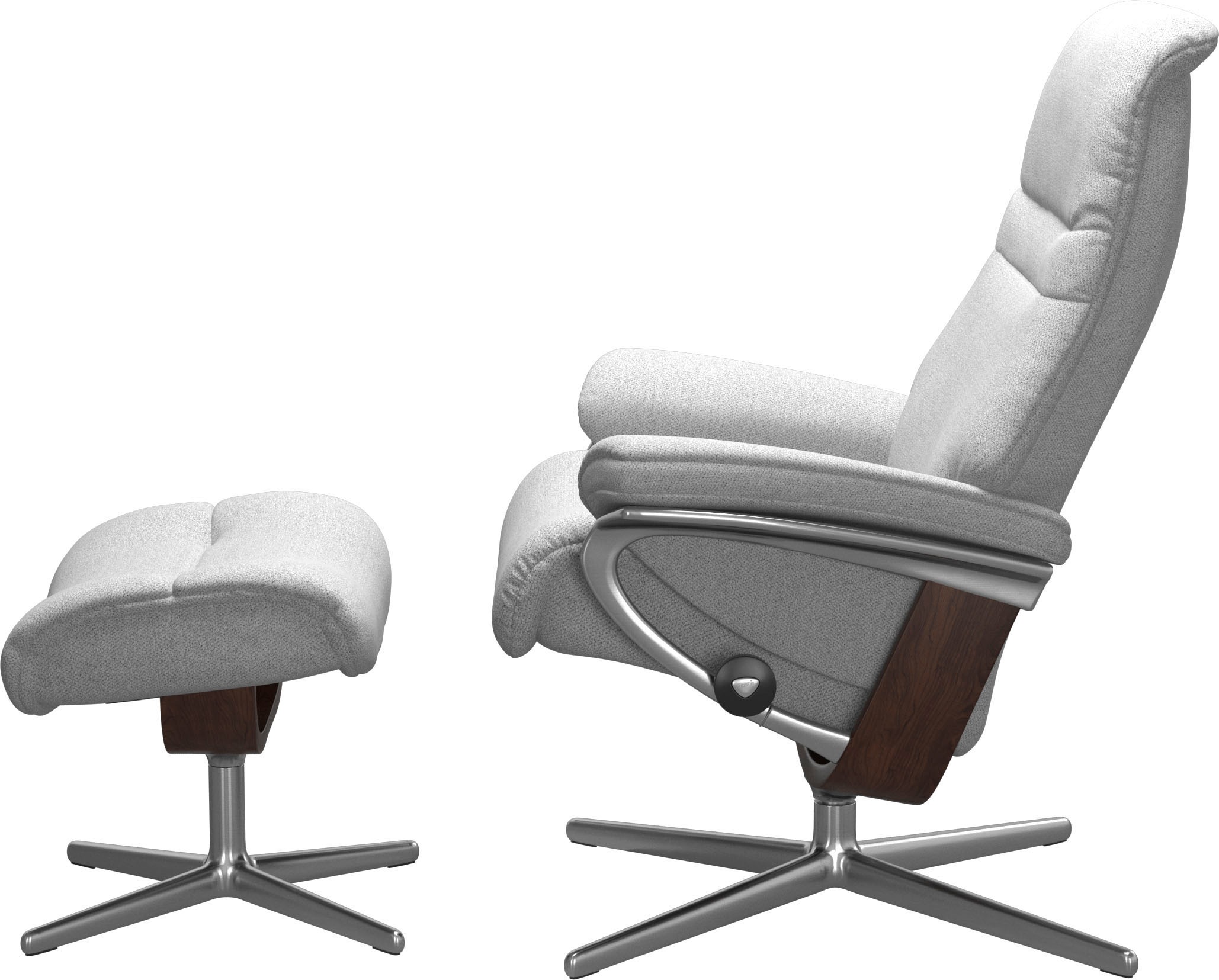 Stressless® Relaxsessel »Sunrise«, mit Cross Base, Größe S, M & L, Holzakzent Braun