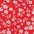 Poppy Red AOP:LINE DITSY