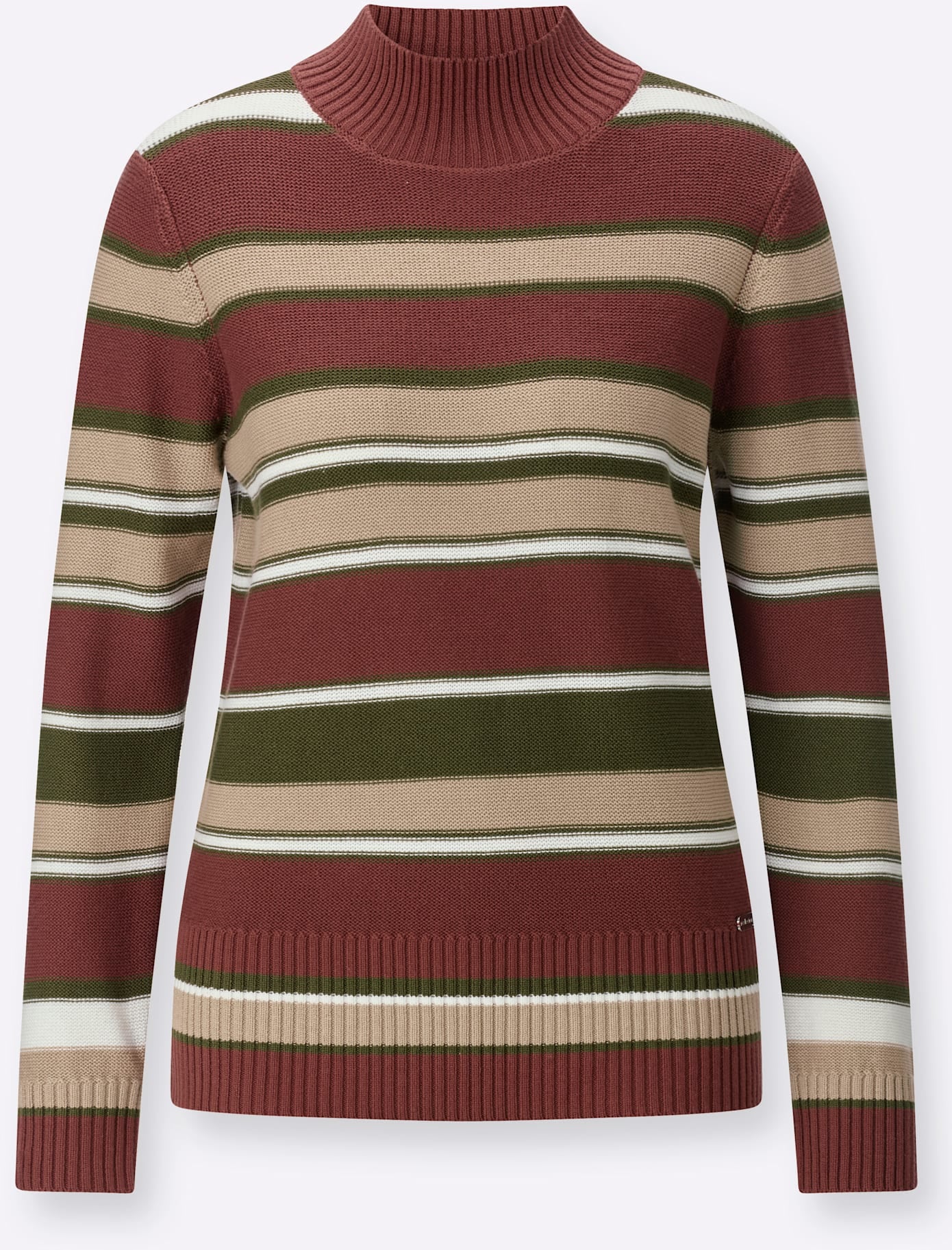 Casual Looks Stehkragenpullover »Pullover«