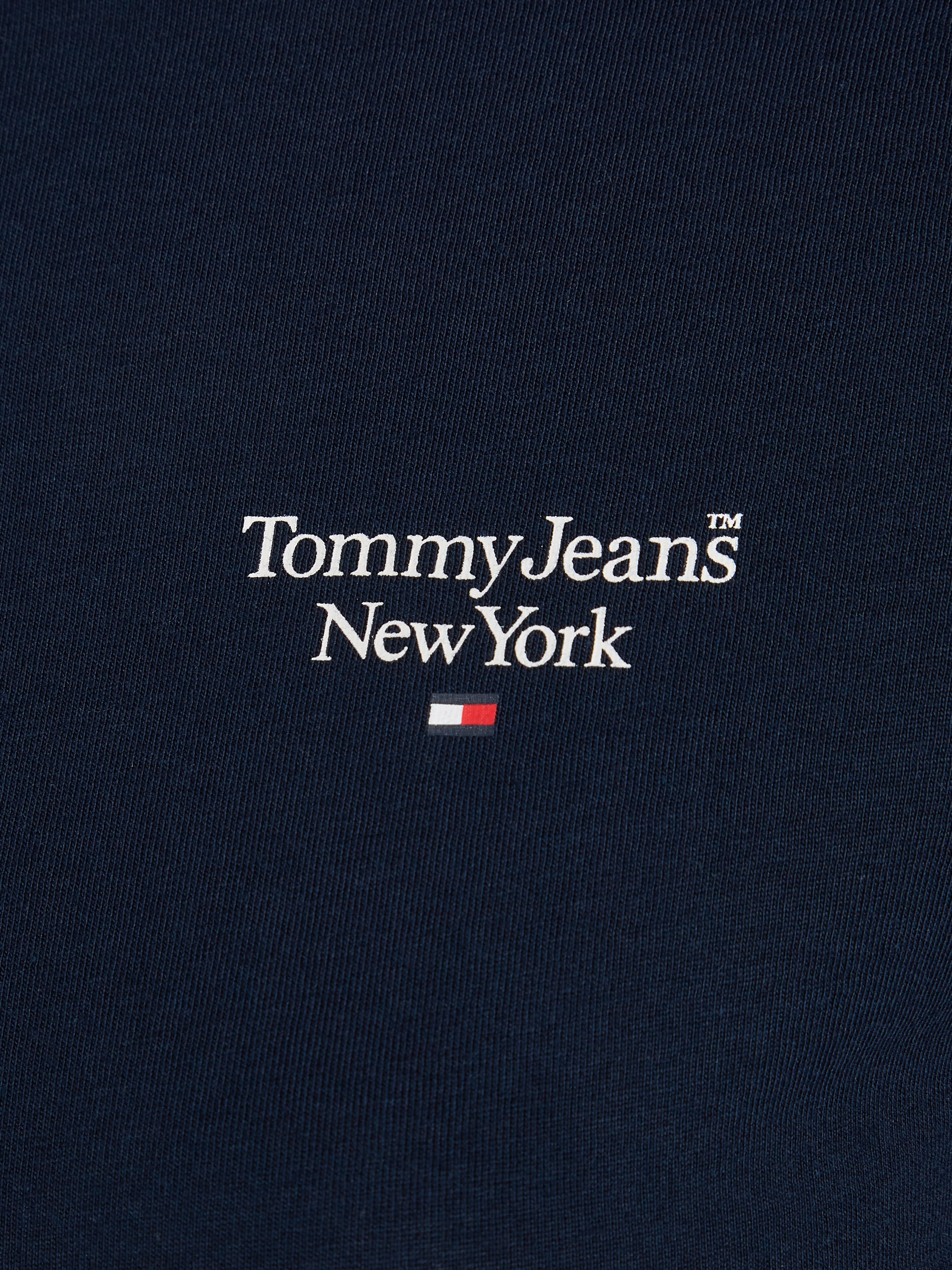 Tommy Jeans Curve T-Shirt »TJW SLIM ESSENTIAL LOGO 2 LS EXT«, in Großen Größen mit Logoschriftzug