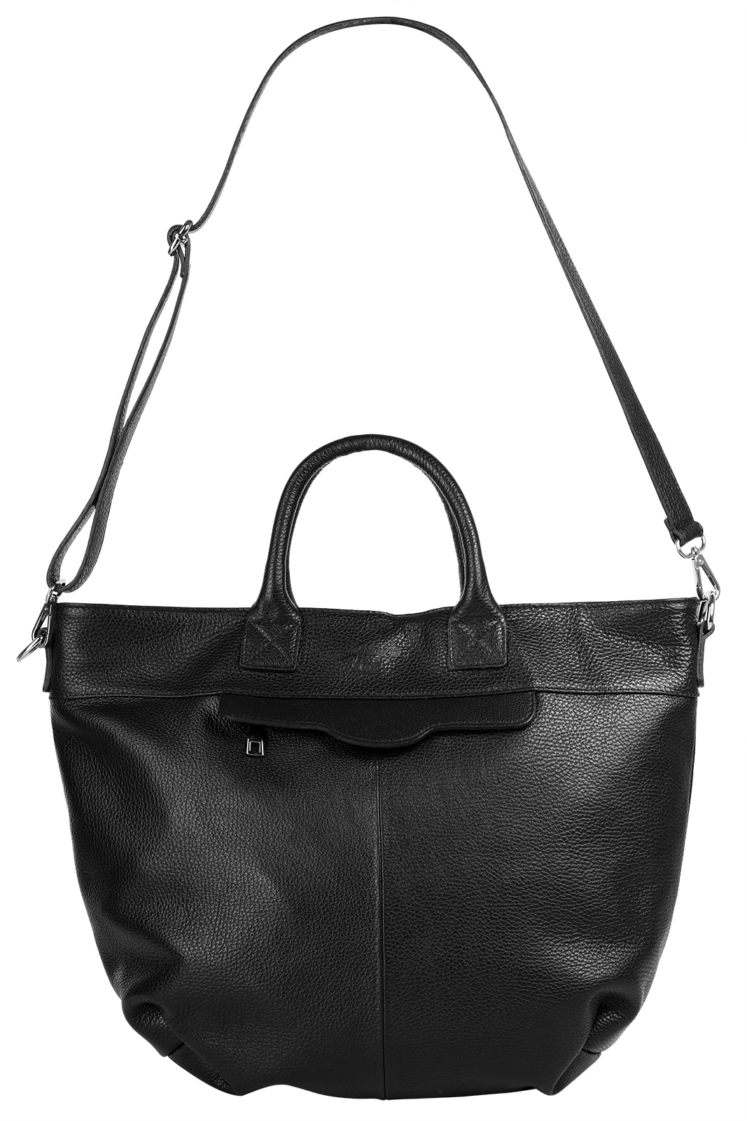 Samantha Look Henkeltasche, echt Leder, Made in Italy
