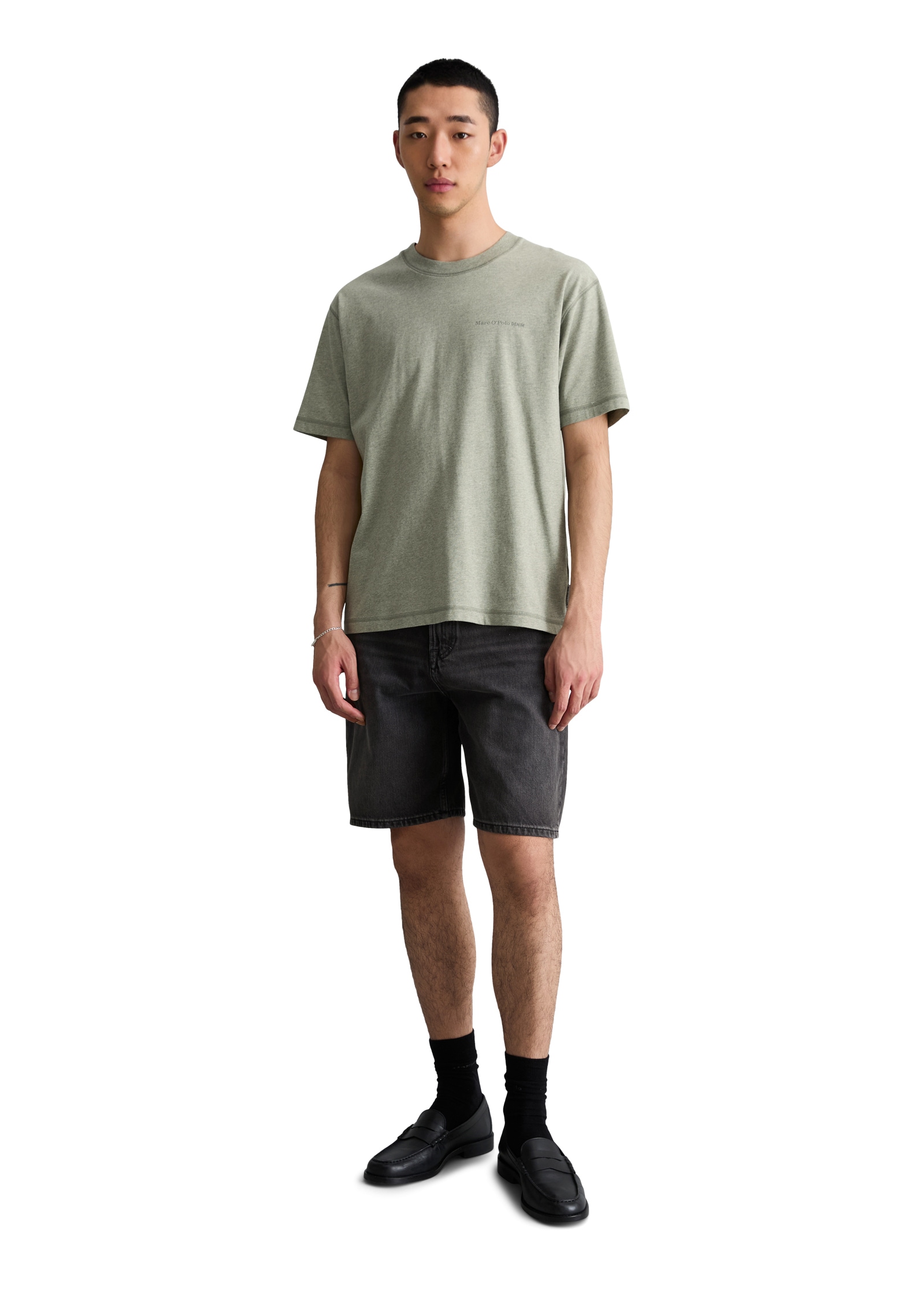 Marc O'Polo DENIM T-Shirt relaxed aus softer Bio-Baumwolle
