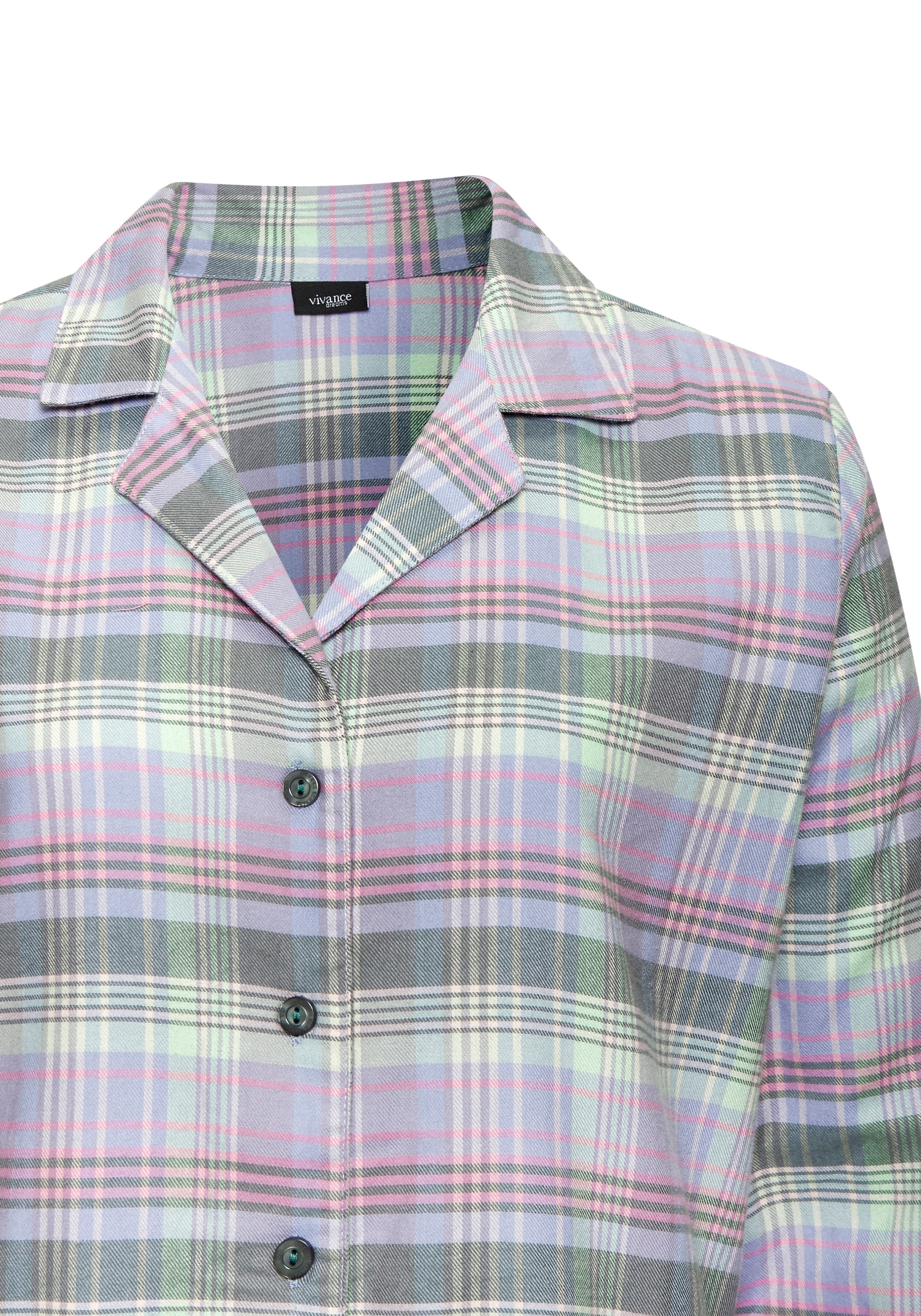 Vivance Dreams Nachthemd, aus kuschelig weichem Flanell
