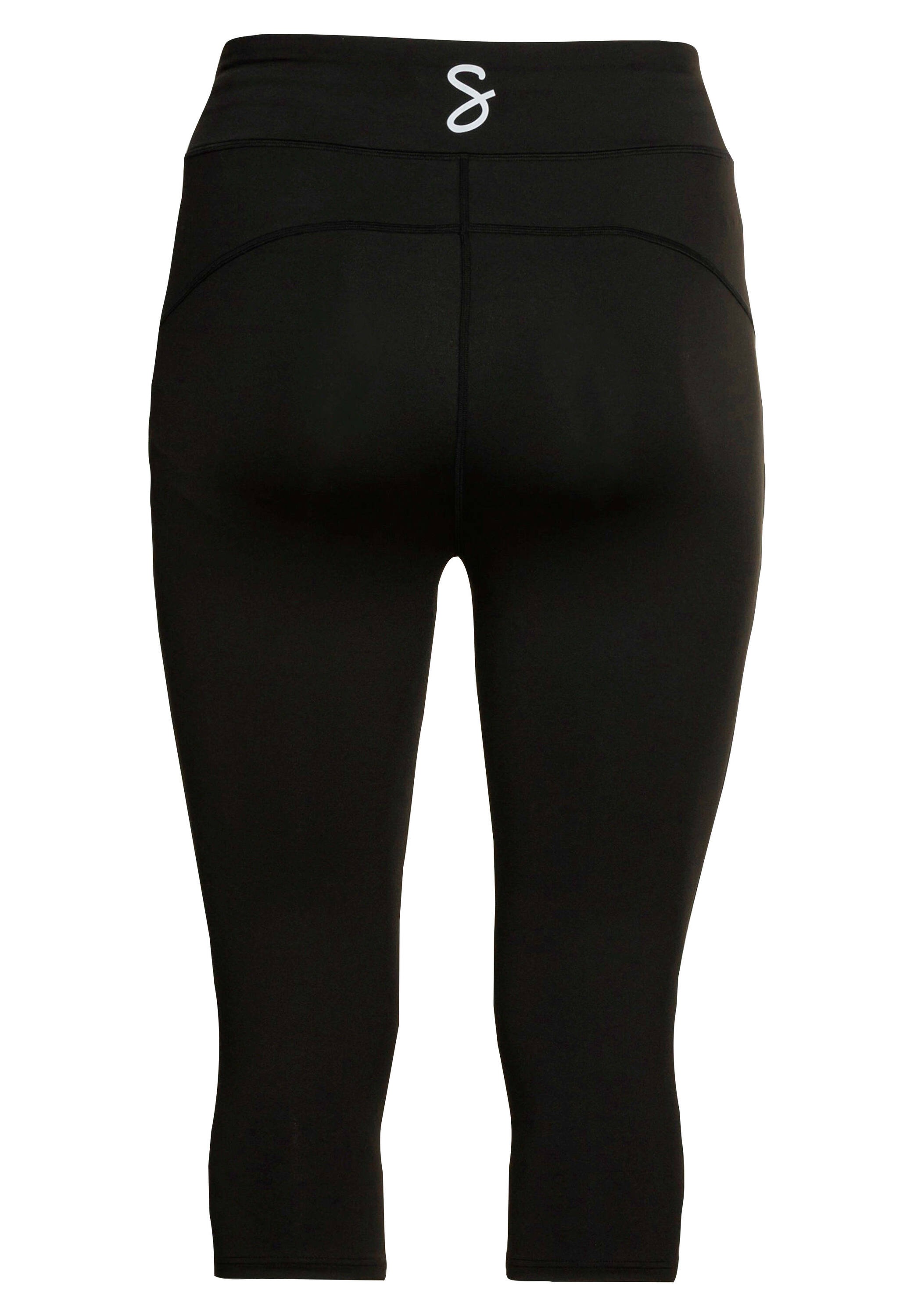 Sheego Schlupfhose »Sporthose Funktionstights in Caprilänge«  aus Funktionsqualität, mit Innentasche