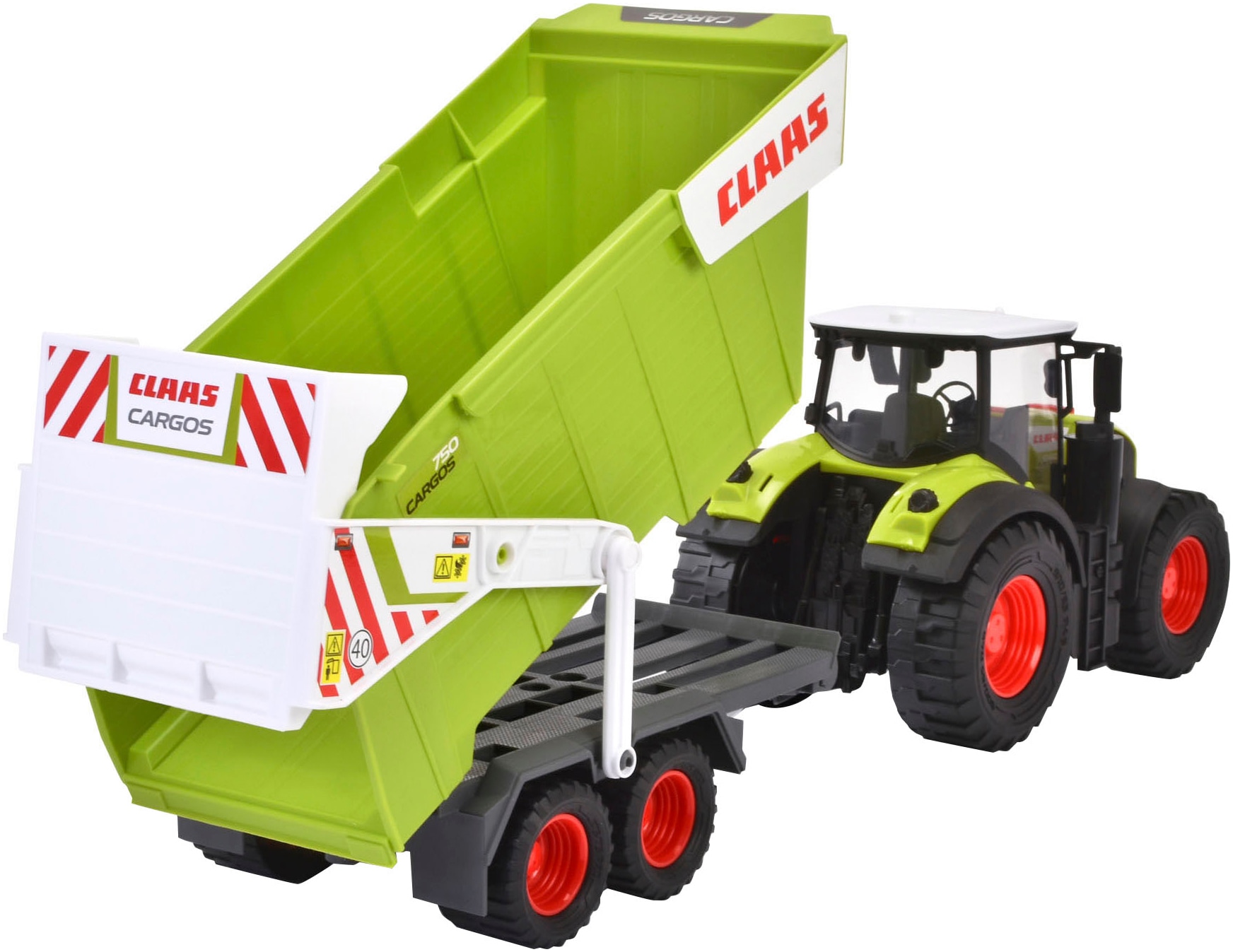 Dickie Toys Spielzeug-Traktor »CLAAS mit Anhänger«, mit Licht und Sound