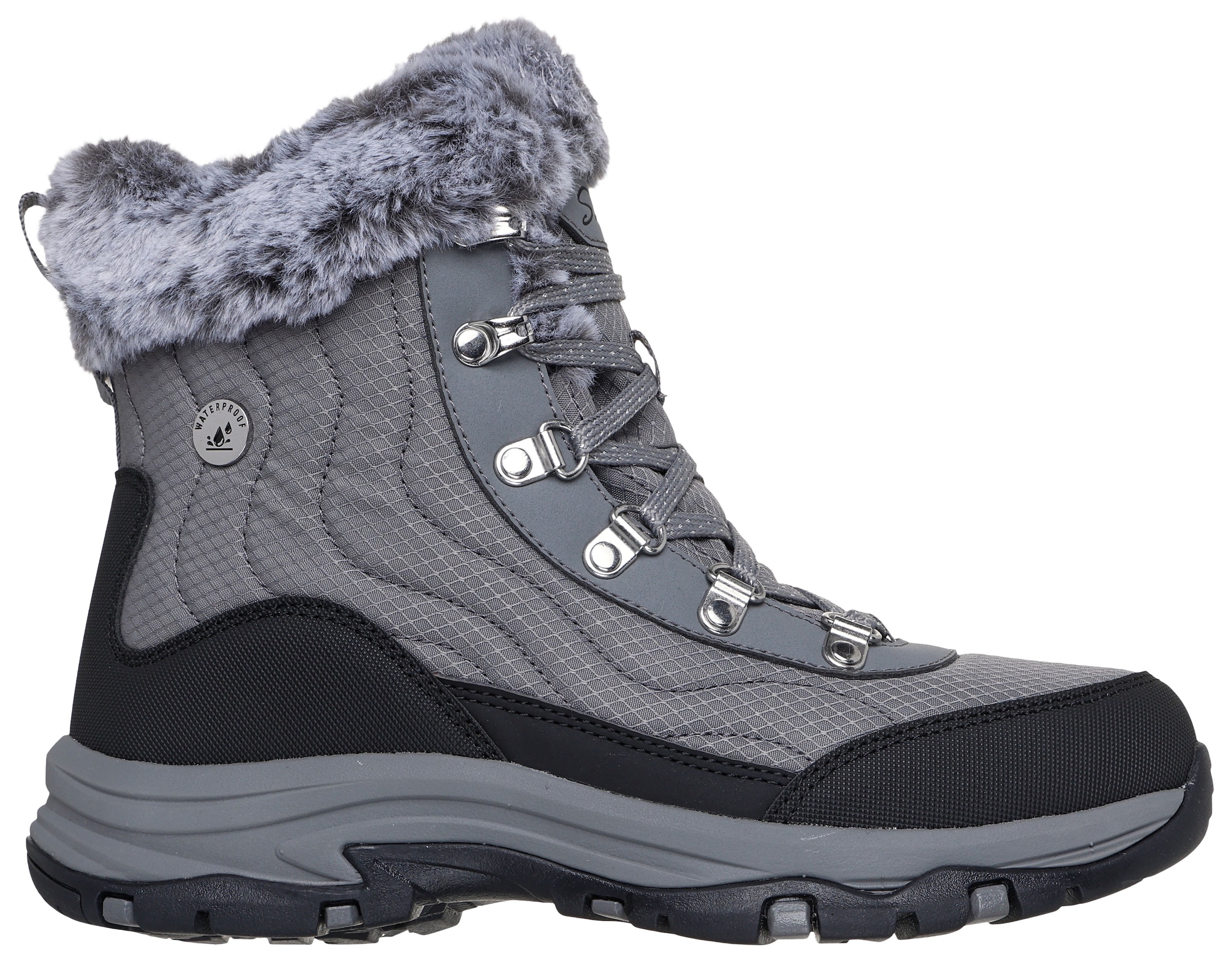 Skechers Winterboots »TREGO-STORMIE«  Snowboots, Schnürstiefel mit rutschhemmender Laufsohle