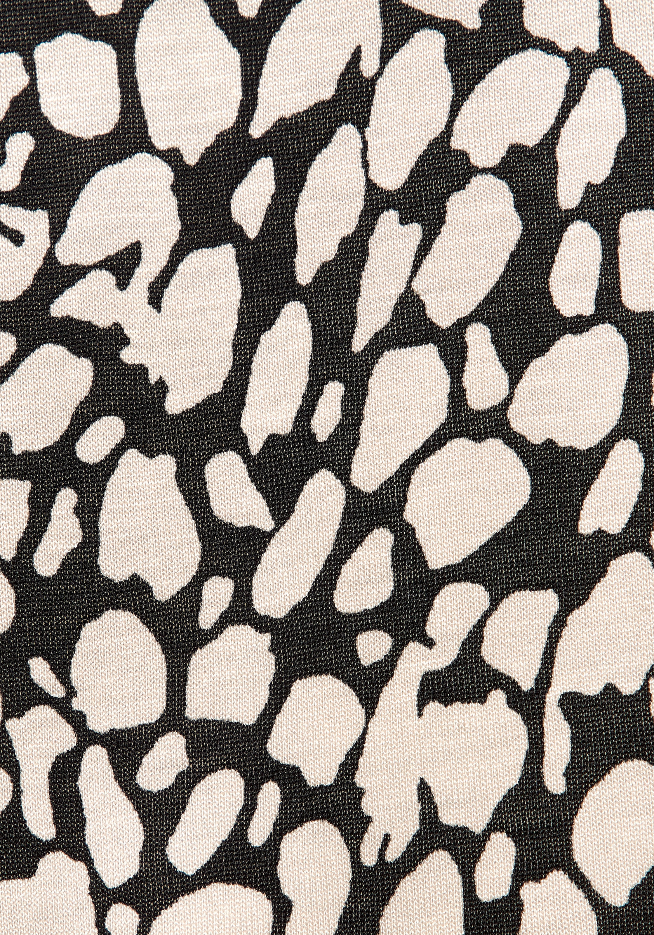 LASCANA Strandtop, mit Allover-Print und Kordelträgern