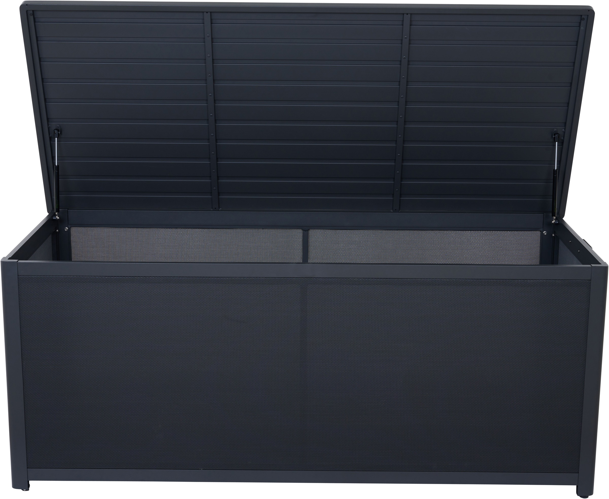 Siena Garden Kissenbox Gestell aus Aluminium, Ranotex® Bezug, 181x79x75cm anthrazit