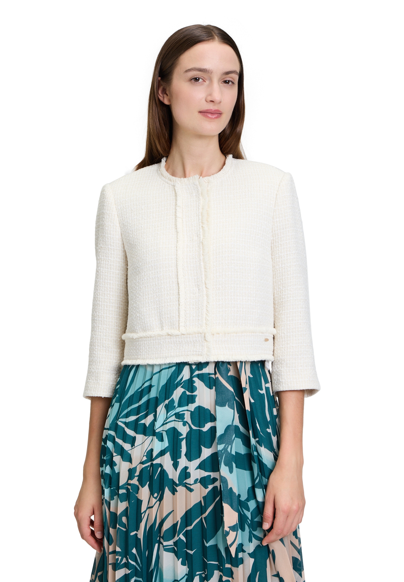 Betty&Co Boleroblazer »Bolero-Jacke mit aufgesetzten Taschen«