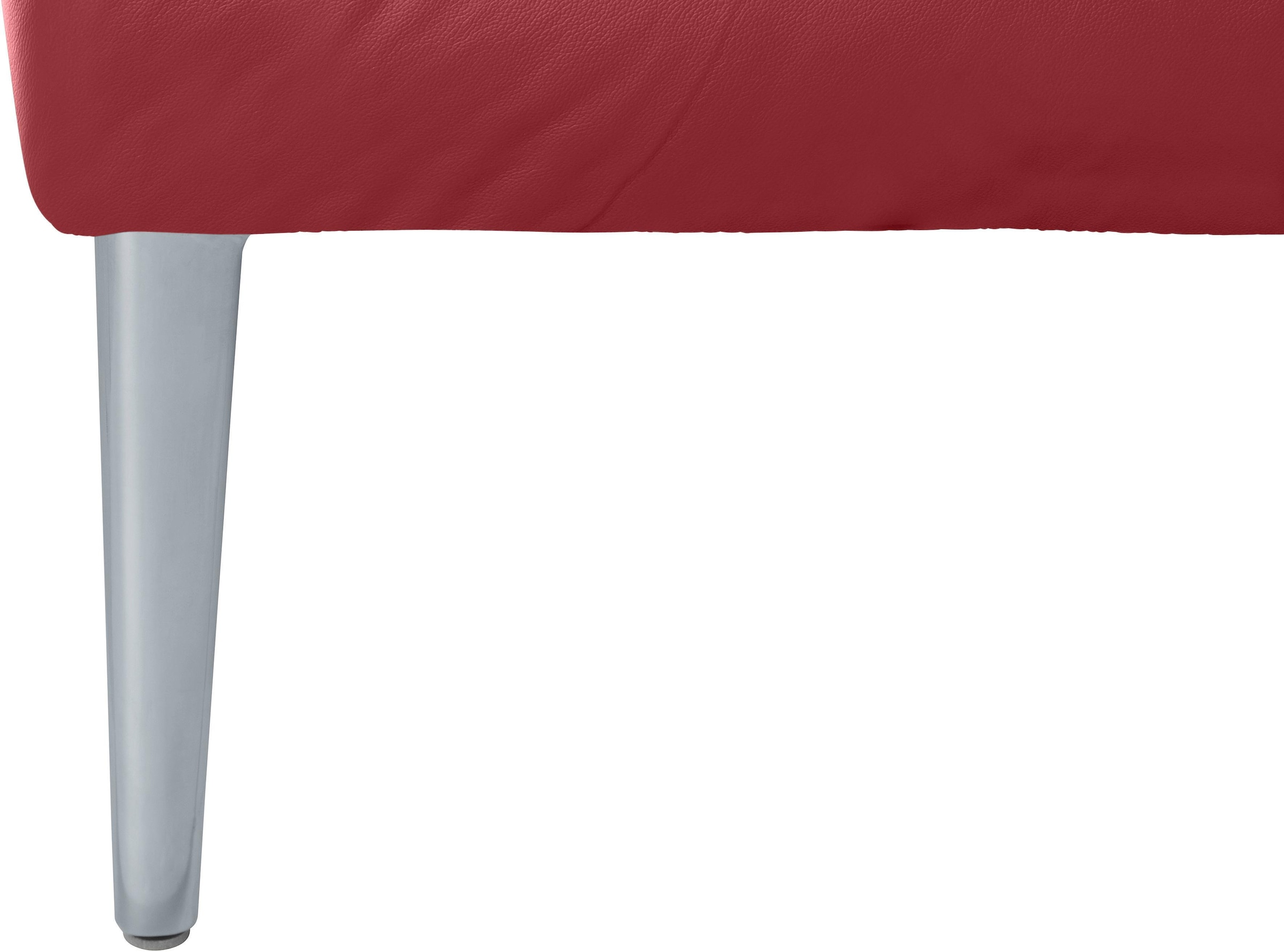 W.SCHILLIG Ecksofa »enjoy&MORE, Designsofa, elegant und bequem, L-Form«, mit Sitztiefenverstellung, Füße silber matt, Breite 310 cm