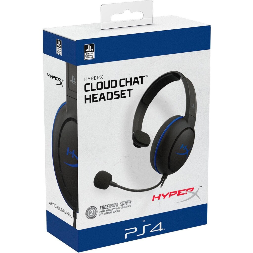 HyperX Gaming-Headset »Cloud Chat (PS4 licensed)«, Noise-Cancelling