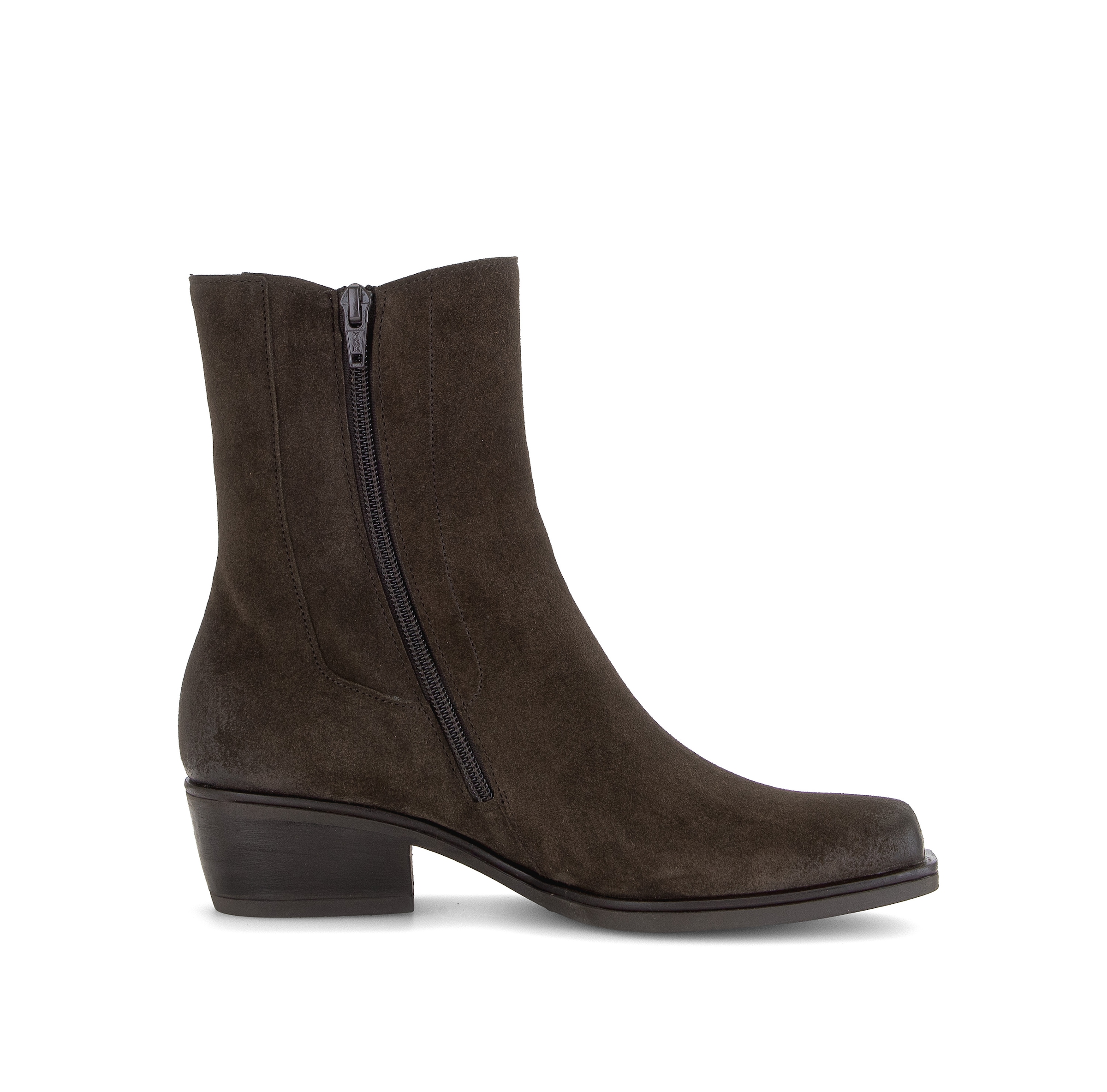 Gabor Westernstiefelette  Blockabsatz, Cowboyboots in eckiger Karreeform, Weite G (= weit)
