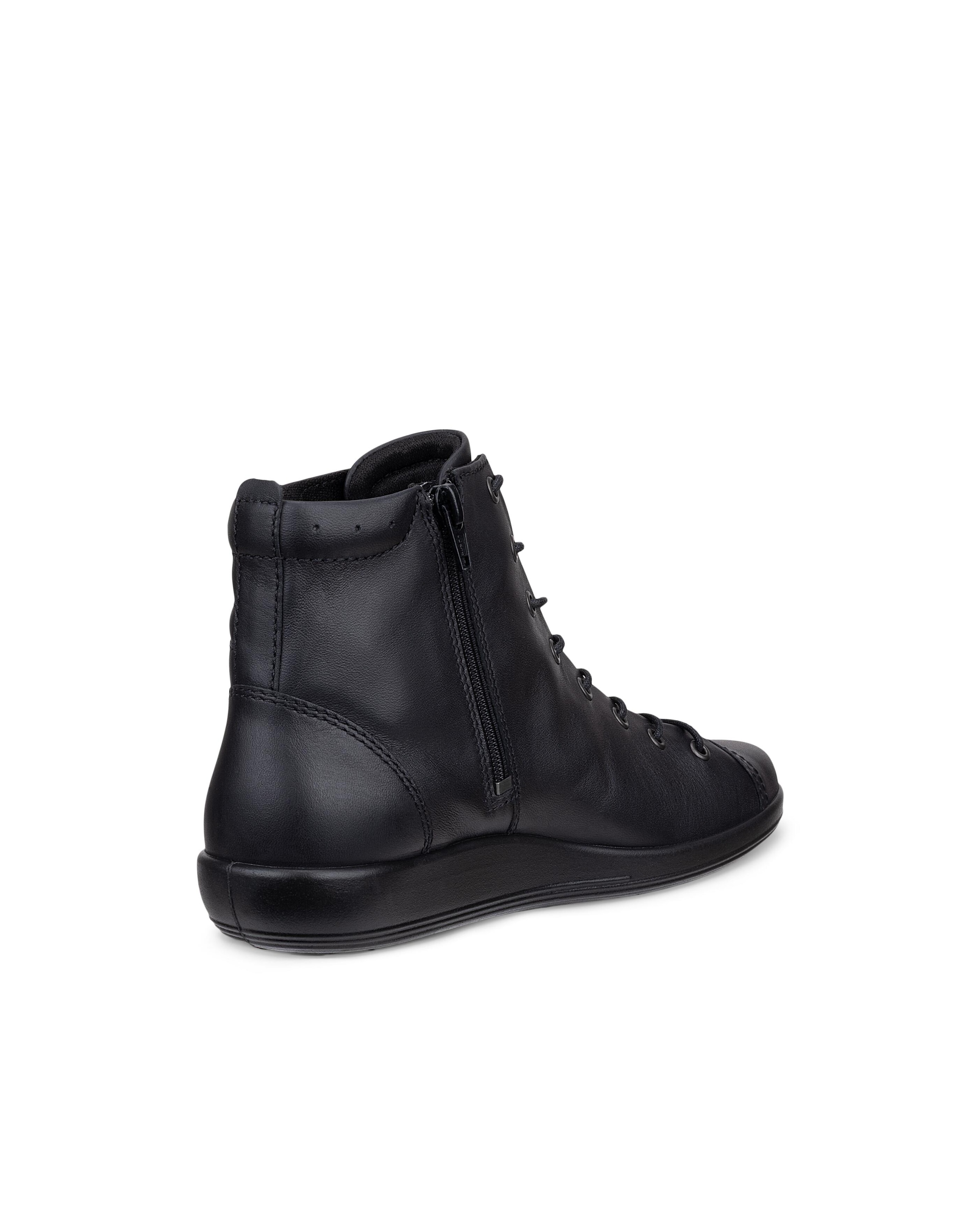 Ecco Schnürboots »ECCO SOFT 2.0«  Casual-Boots, Stiefelette, High Top-Sneaker mit Reißverschluss