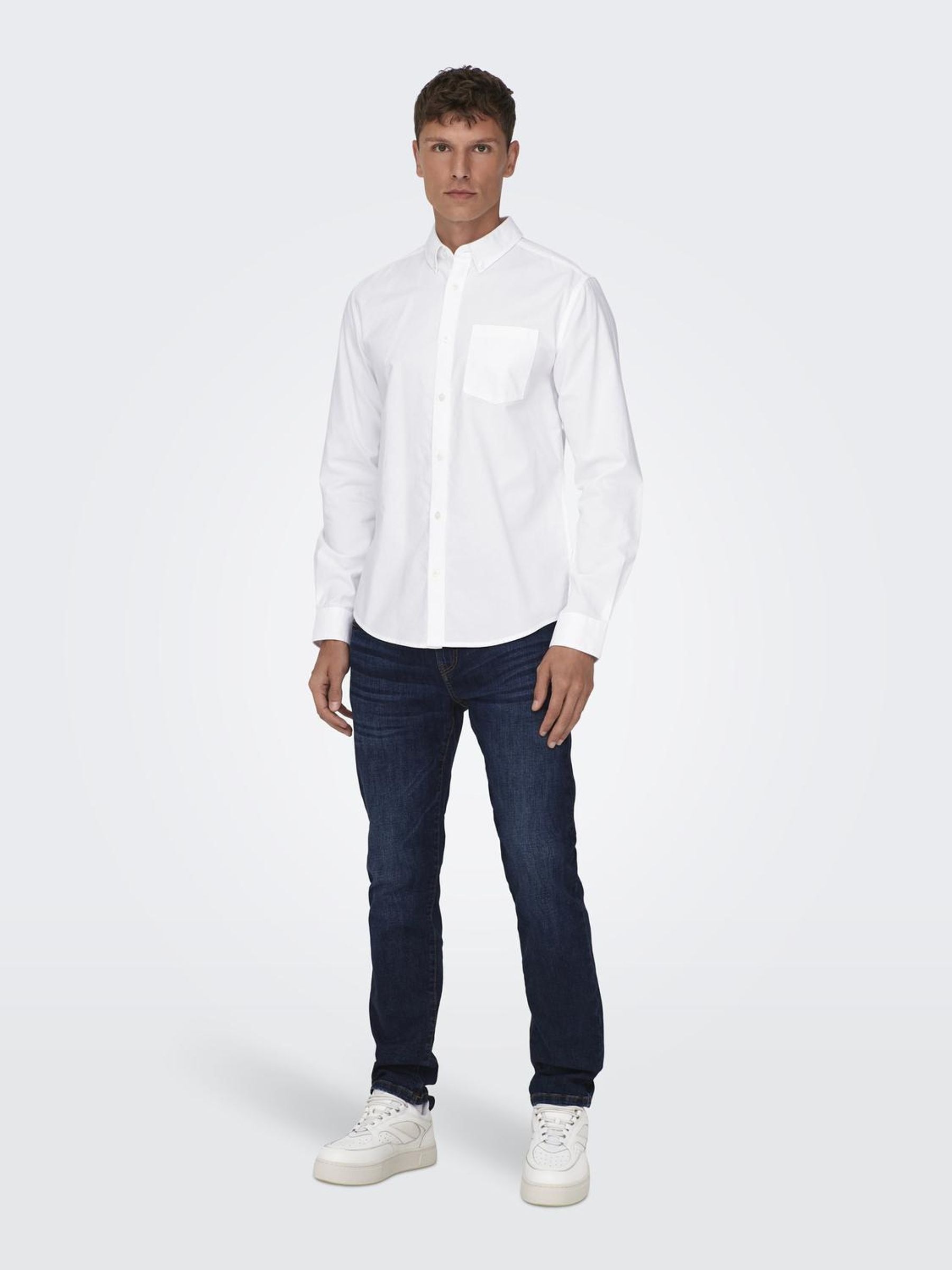 ONLY & SONS Langarmhemd »NEIL LIFE ORGANIC OXFORD SHIRT«