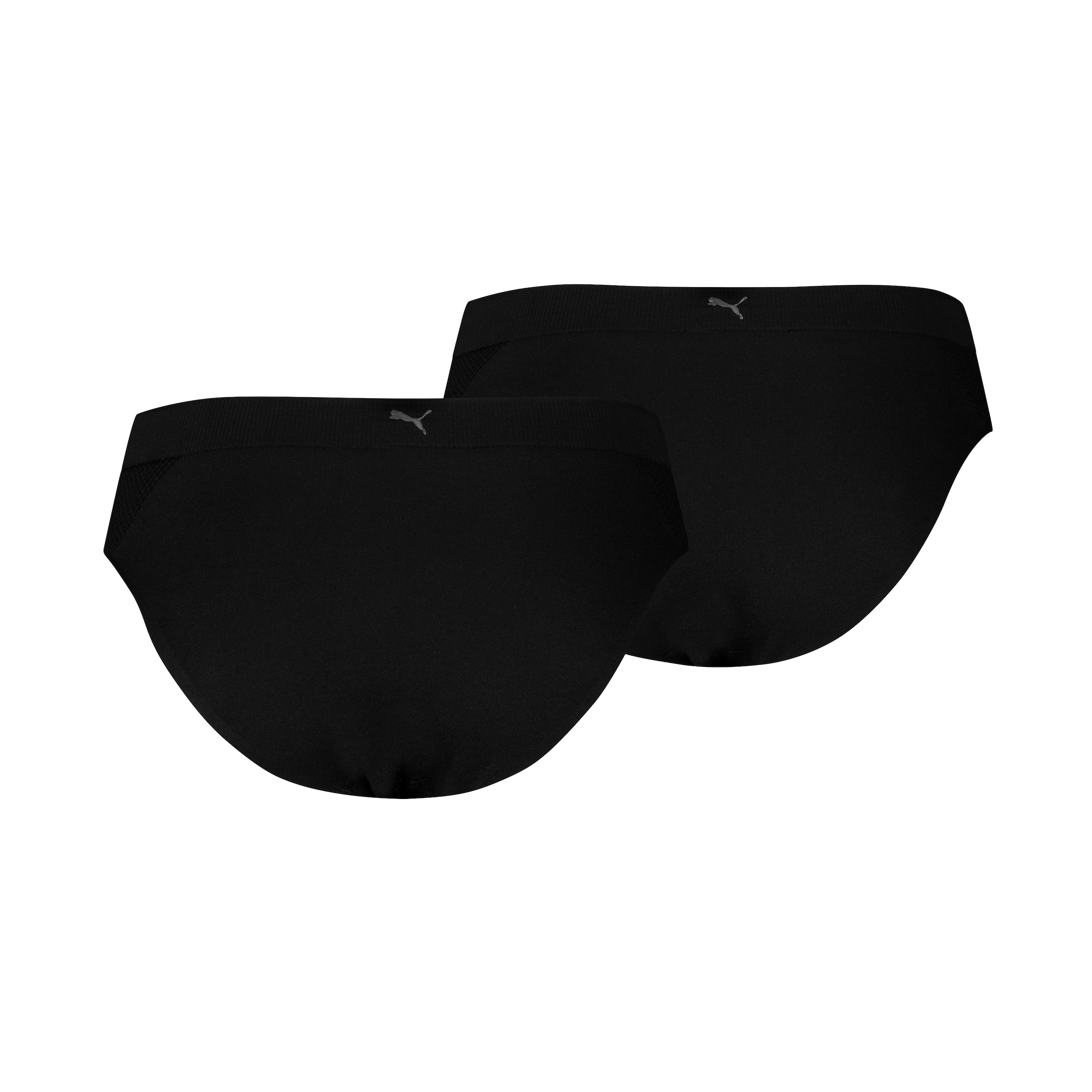 PUMA Slip »PUMA WOMEN 3D KNIT SPORT BRIEFS« 2er Pack,  nahtlose Ränder für eine unsichtbare Passform