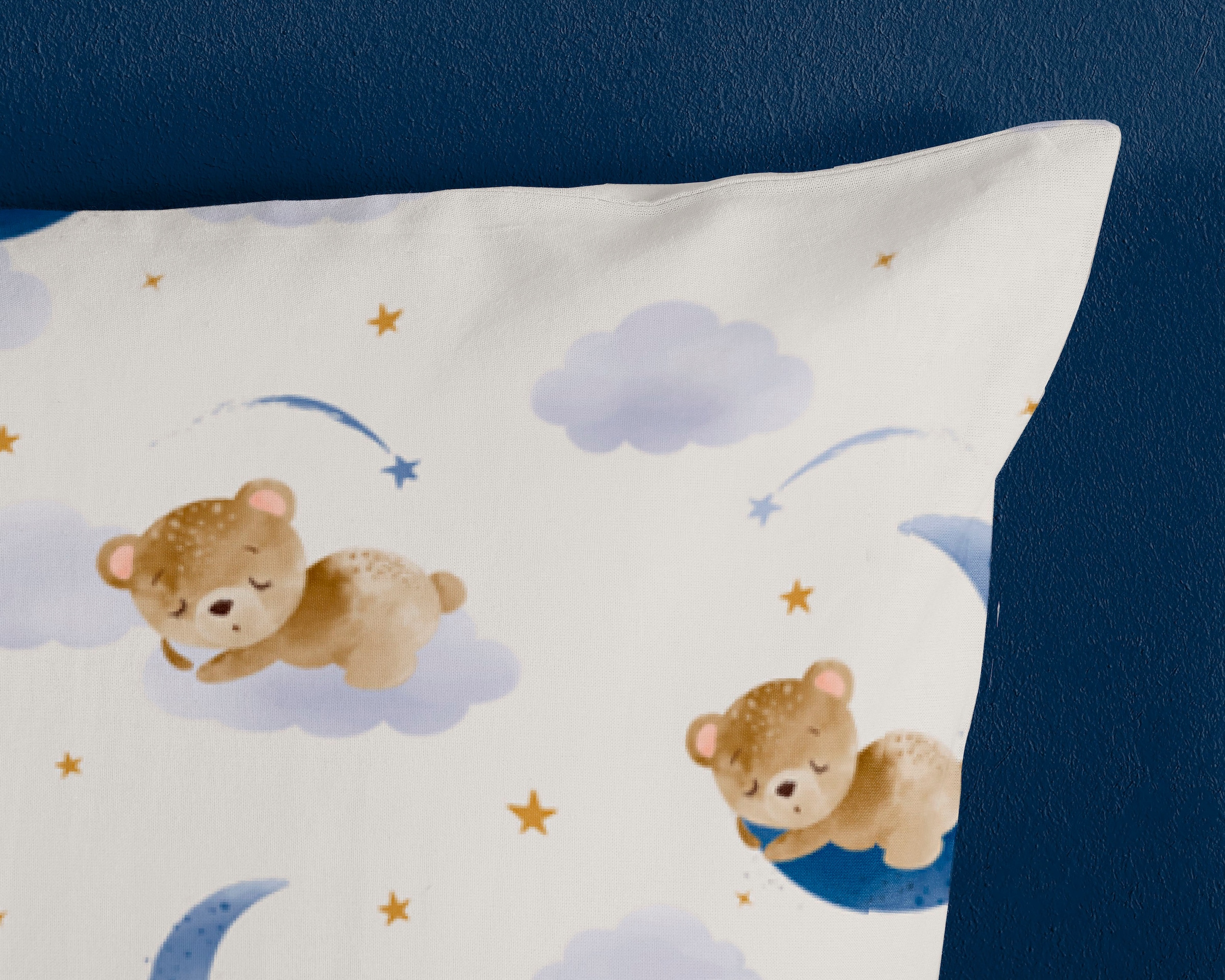 good morning Babybettwäsche »Sleeping Bear Junior«, 100% Baumwolle, 100x135, Reißverschluss, Wendeoptik, Baby, Bär, Natur