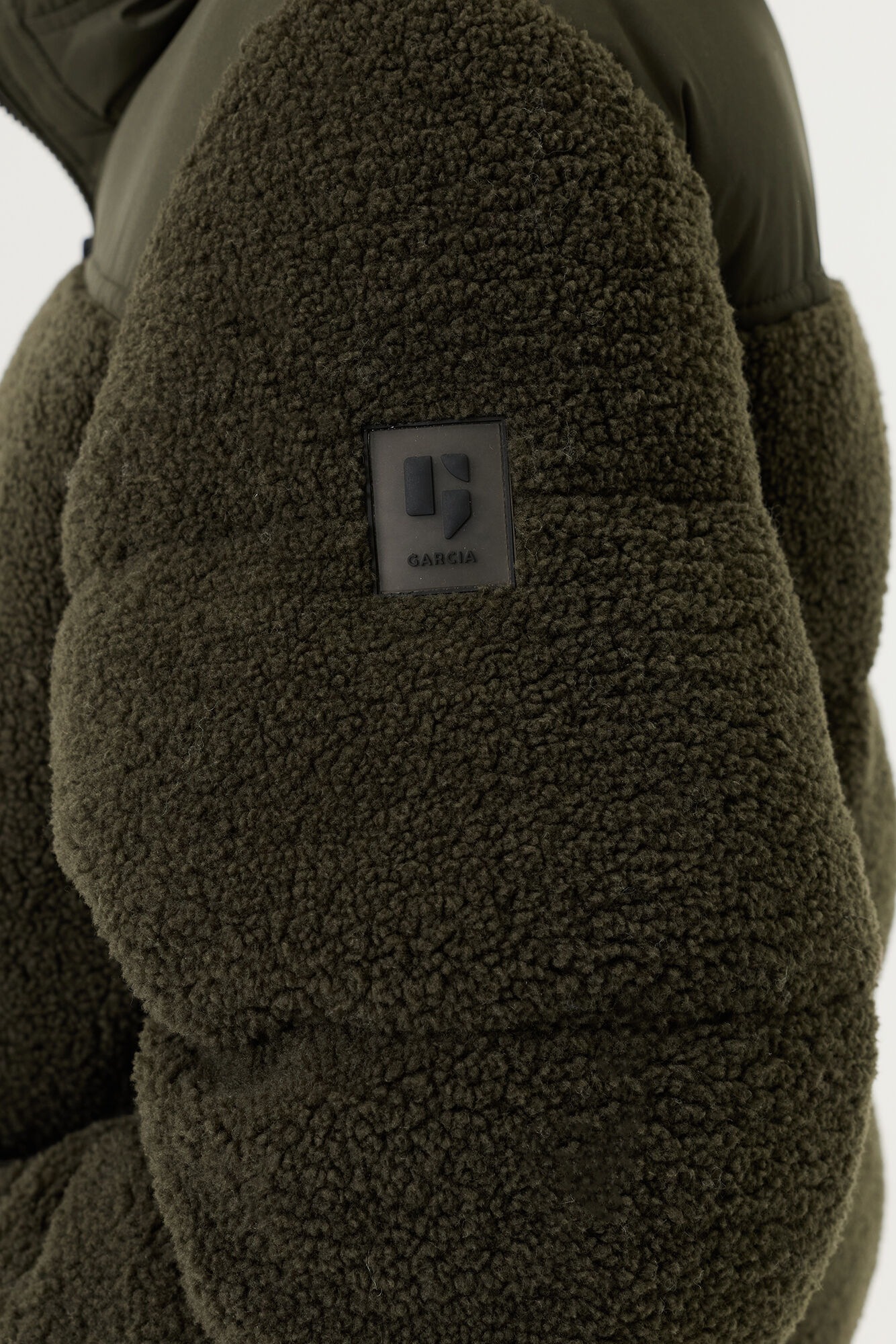Garcia Steppjacke mit Kapuze mit Teddy-Fell for Boys