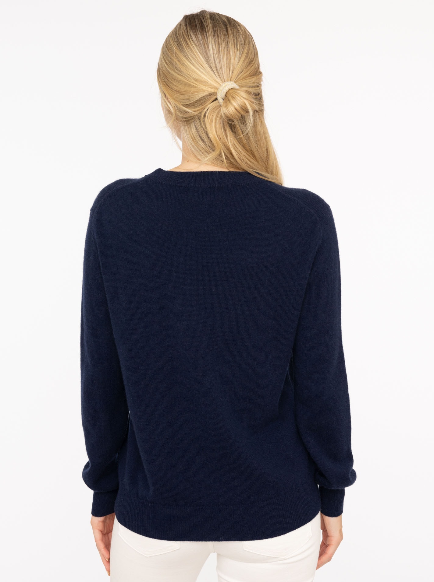 Zwillingsherz Strickpullover »Duck«, Rundhals,aus reinem Kaschmir mit großer Ente