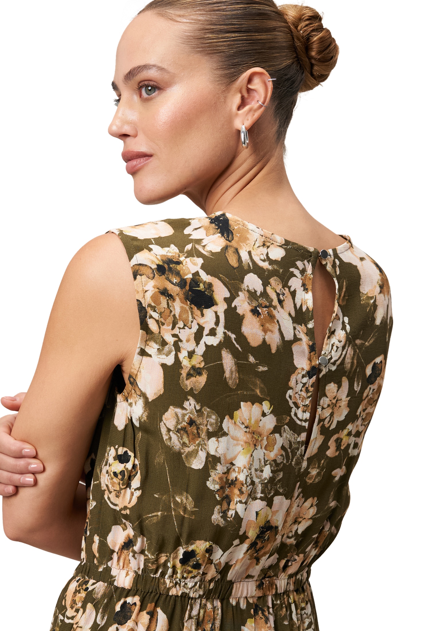 Zero Jumpsuit »Jumpsuit mit Blumendruck 32 Inch«