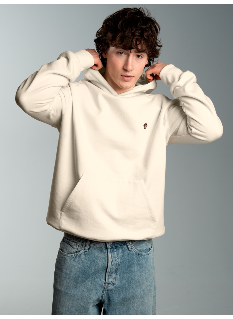 Trigema Sweatshirt »TRIGEMA Hoodie mit Affe Charly-Stickmotiv«